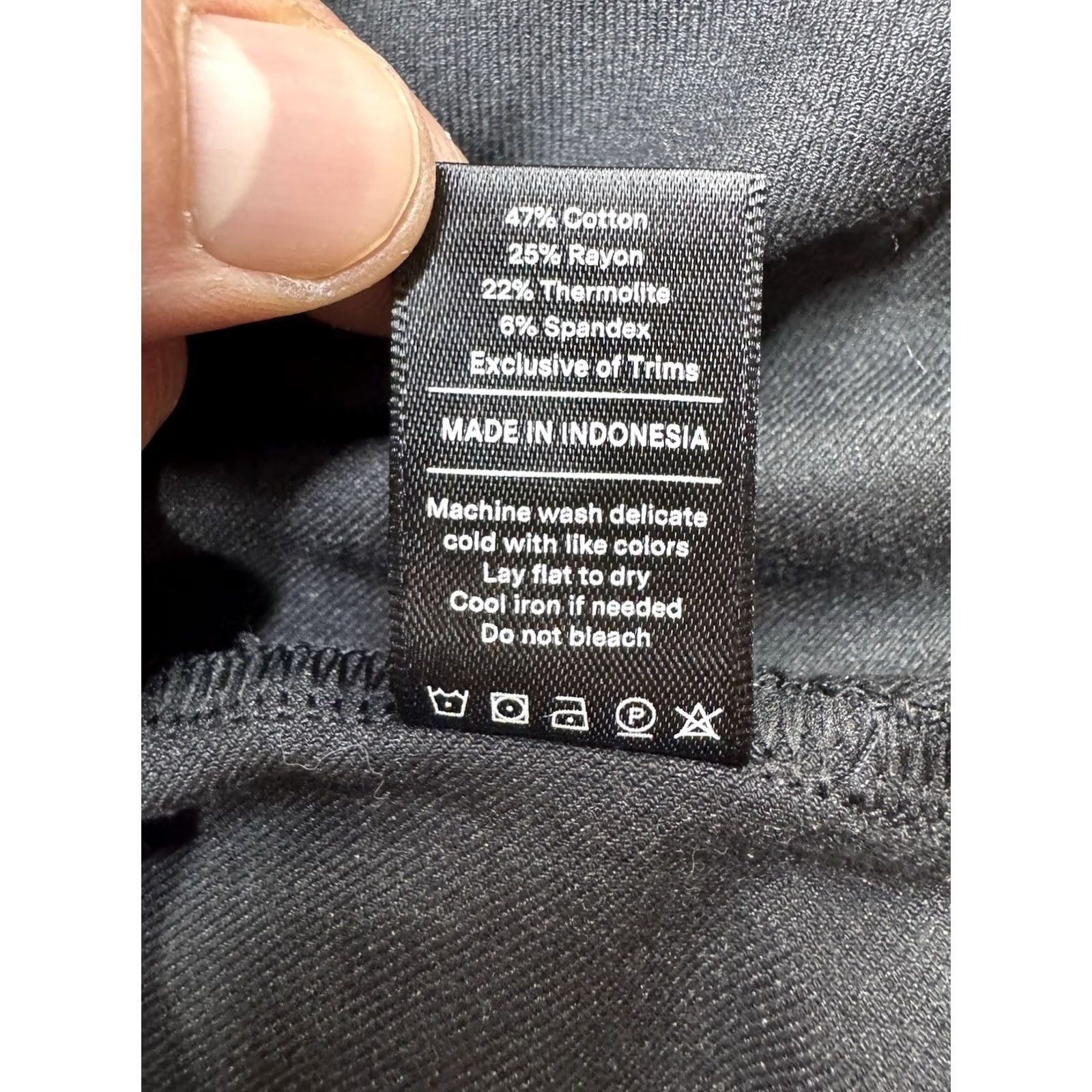 Vintage Public Rec Shirt Mens M Black Cotton Blend Stretch Thermal Button Down - Casual, Long Sleeve, Pockets, Regular Fit, Fall Winter, Collared, Jeans, Men Size US M / EU 48-50 / 2 - 8 Thumbnail