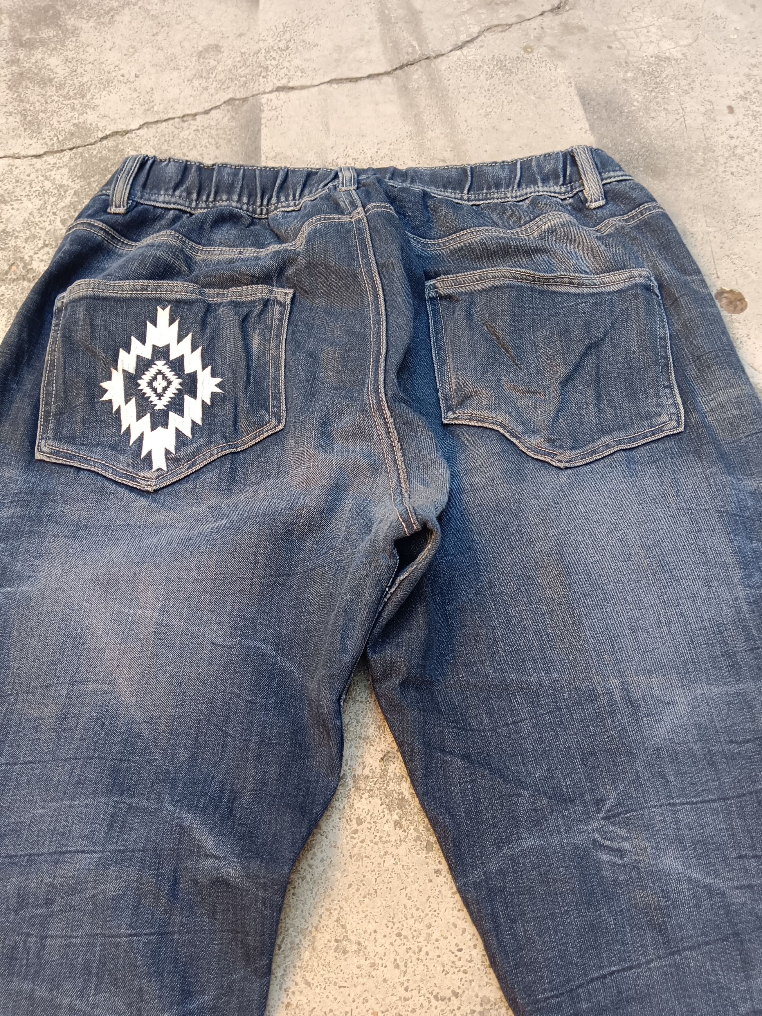 Japanese Brand 🔥Jogger denim 🔥 nice feded Size US 34 / EU 50 - 9 Thumbnail
