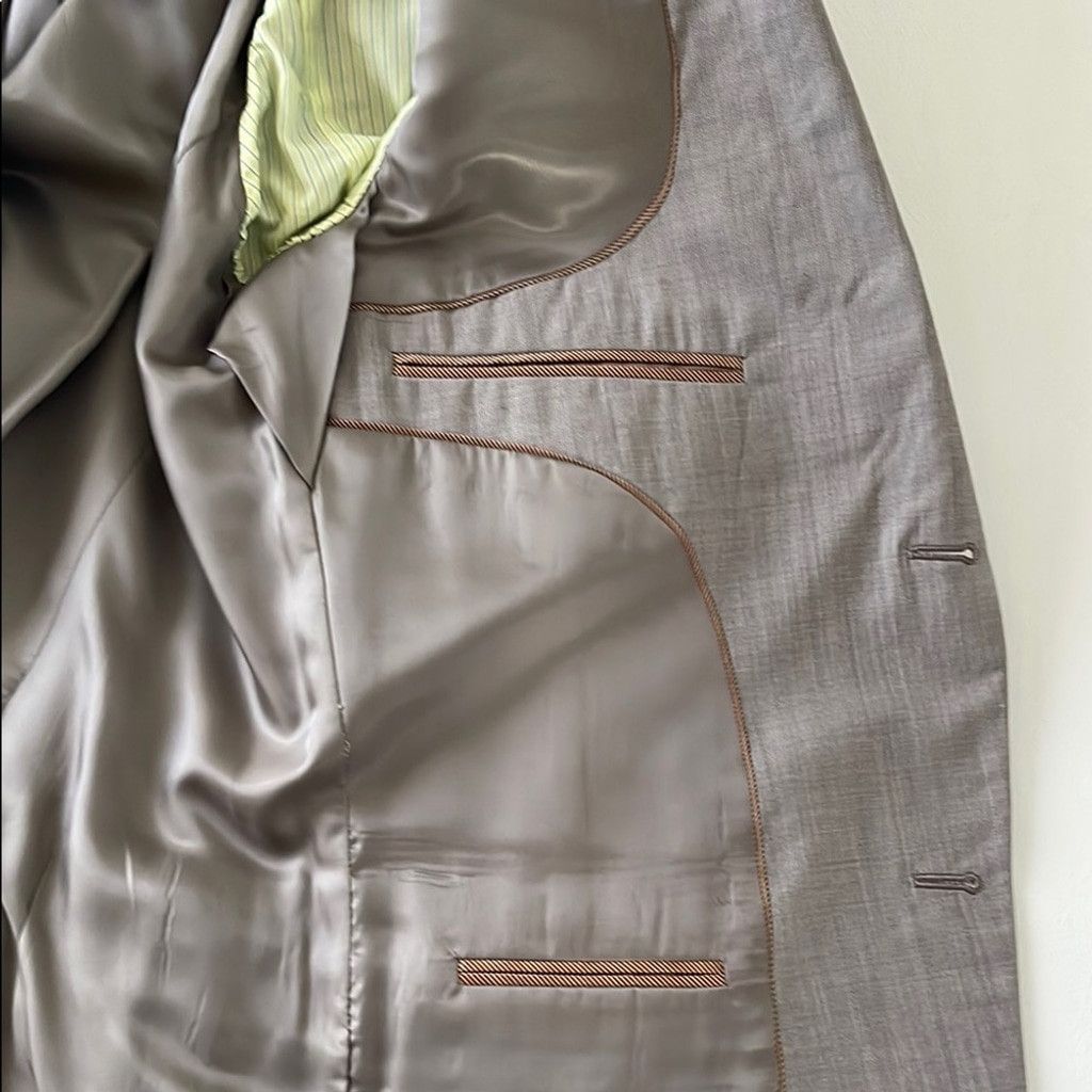 BCBGeneration bCBG Attitude Men's Gray Suit 42R 34/29 UnWorn Size 42R - 5 Thumbnail