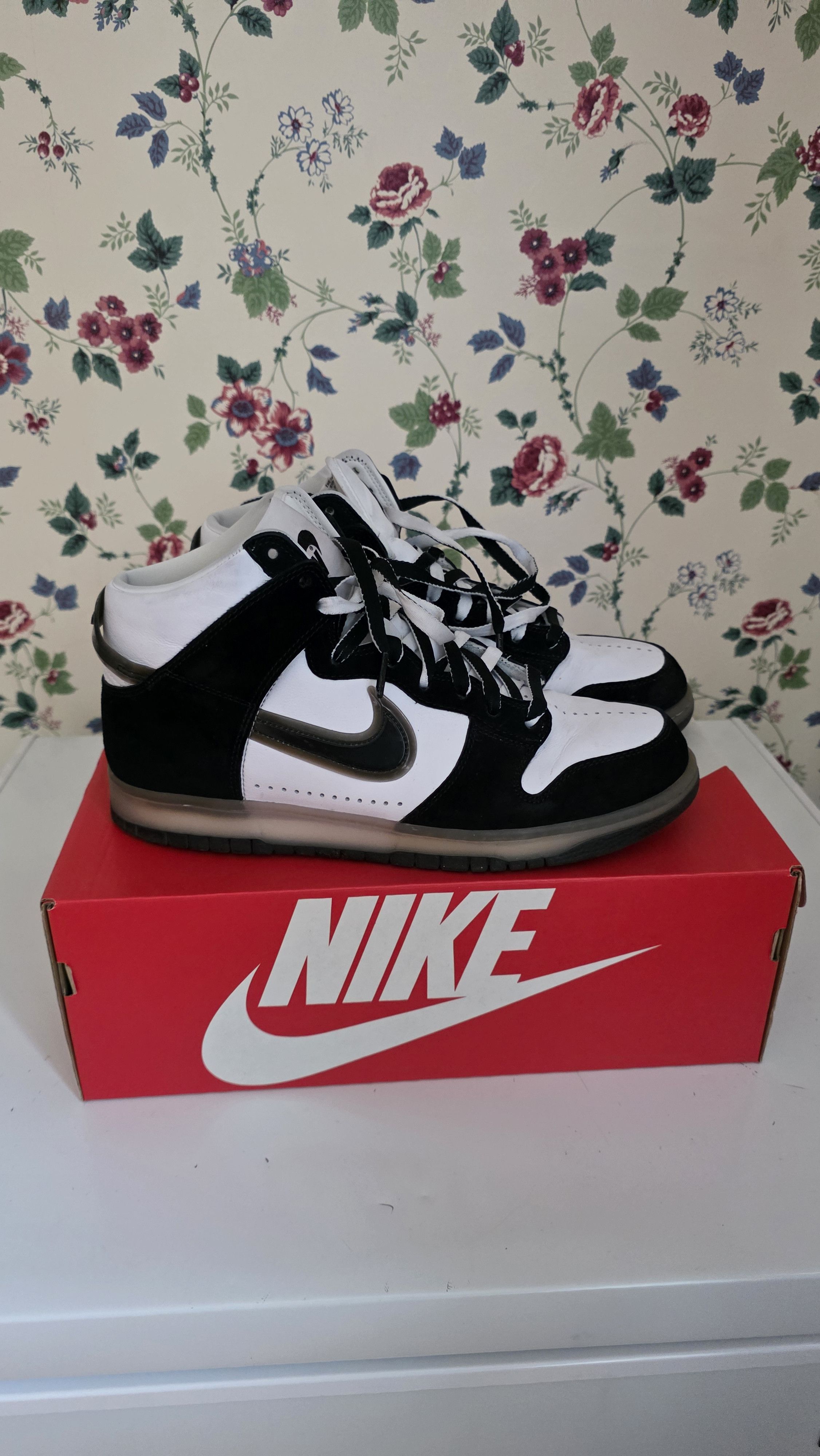 Nike Nike Dunk High Slam Jam White Black Size US 10.5 / EU 43-44 - 4 Thumbnail