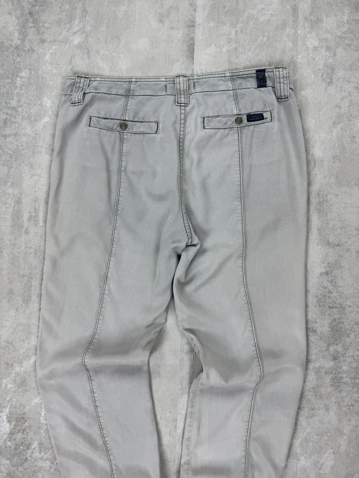 7 For All Mankind For All Mankind Joggers Pants Lyocell Washed Grey size 32 Size 28" / US 6 / IT 42 - 18 Thumbnail