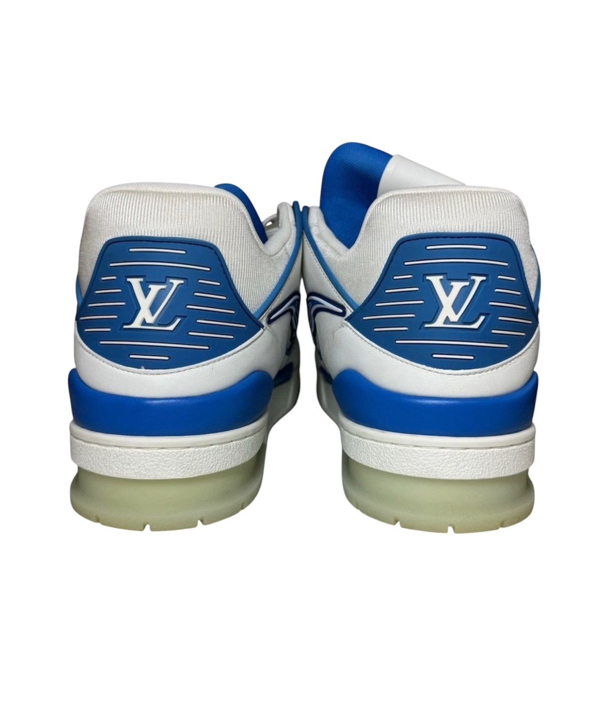 Louis Vuitton Size 10 - Louis Vuitton LV Trainer Azur Blue Virgil Abloh Size US 10 / EU 43 - 4 Thumbnail