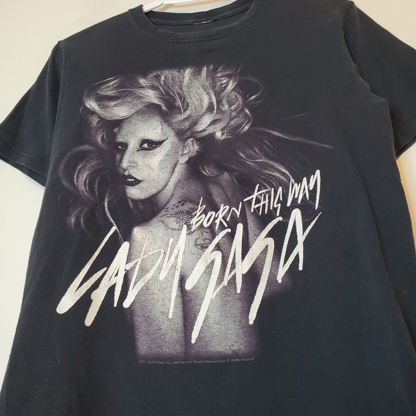 Vintage Y2k 2011 Lady Gaga Born This Way Tour Shirt Black Size S Size US S / EU 44-46 / 1 - 3 Thumbnail