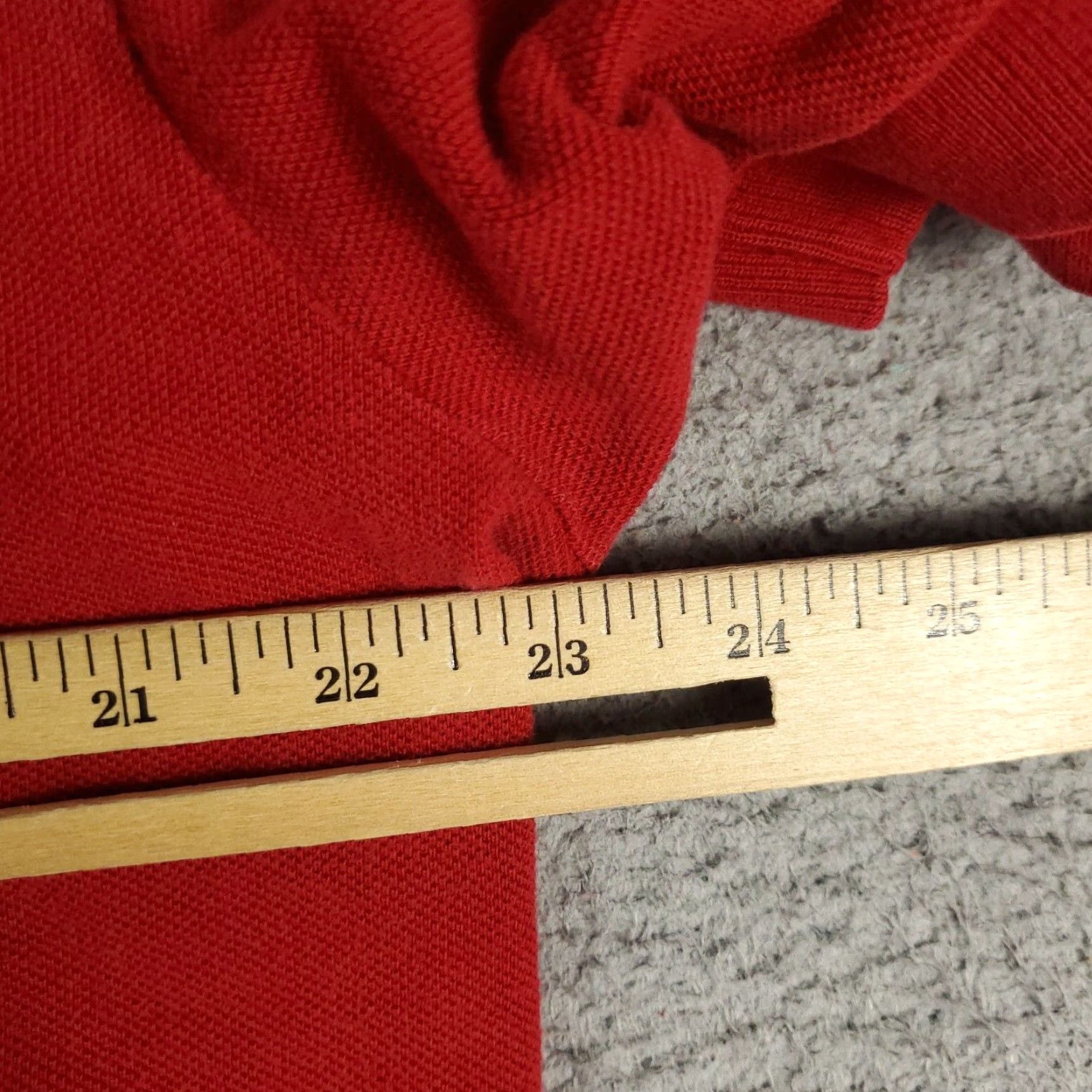 Ralph Lauren VINTAGE Ralph Lauren Polo Shirt Mens Large Red Cotton Casual Short Sleeve Men's Size US L / EU 52-54 / 3 - 7 Thumbnail