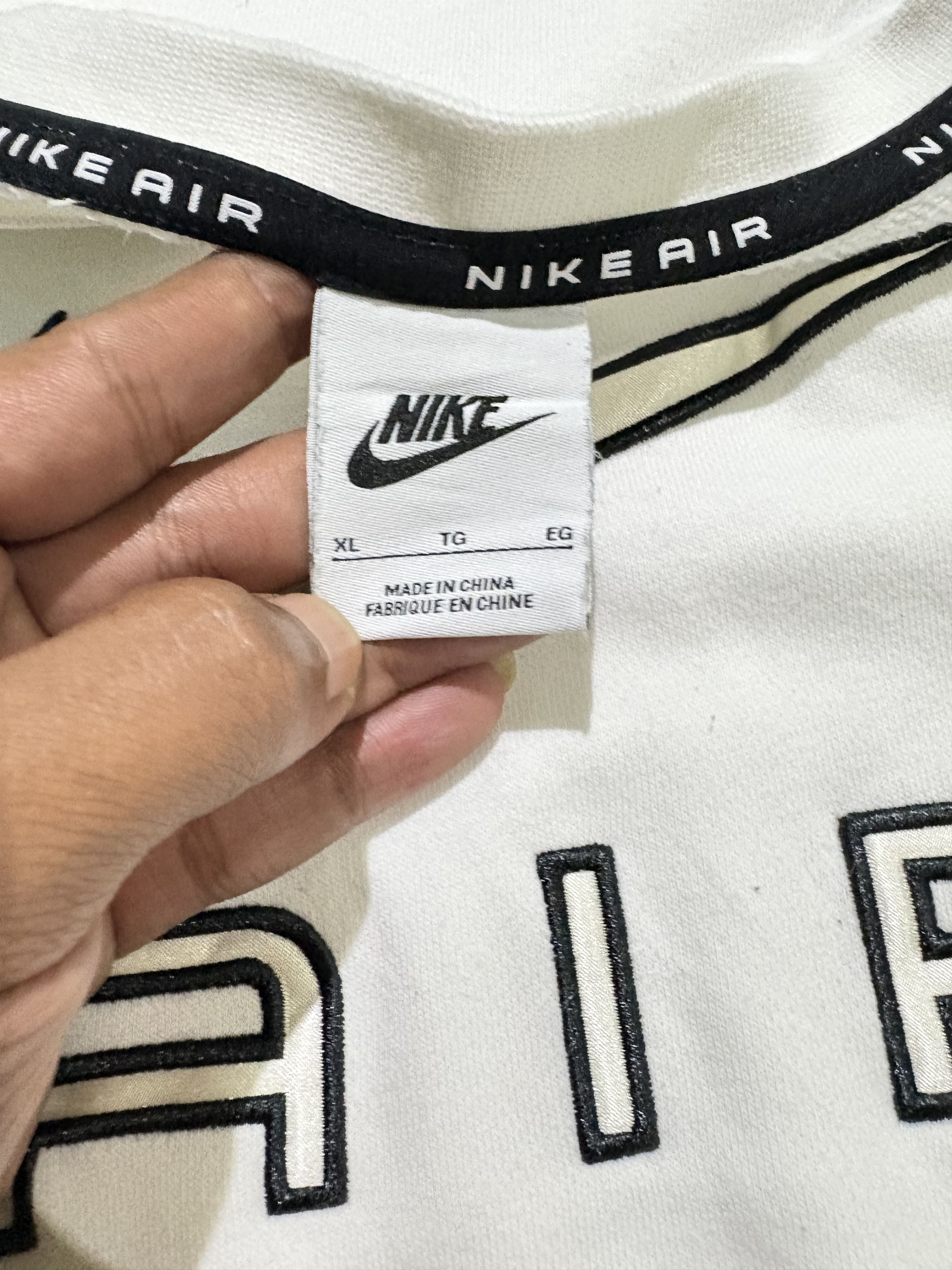 Nike Vintage 00's Nike AIR Trainer swosh sweatshirts Size US XL / EU 56 / 4 - 4 Thumbnail