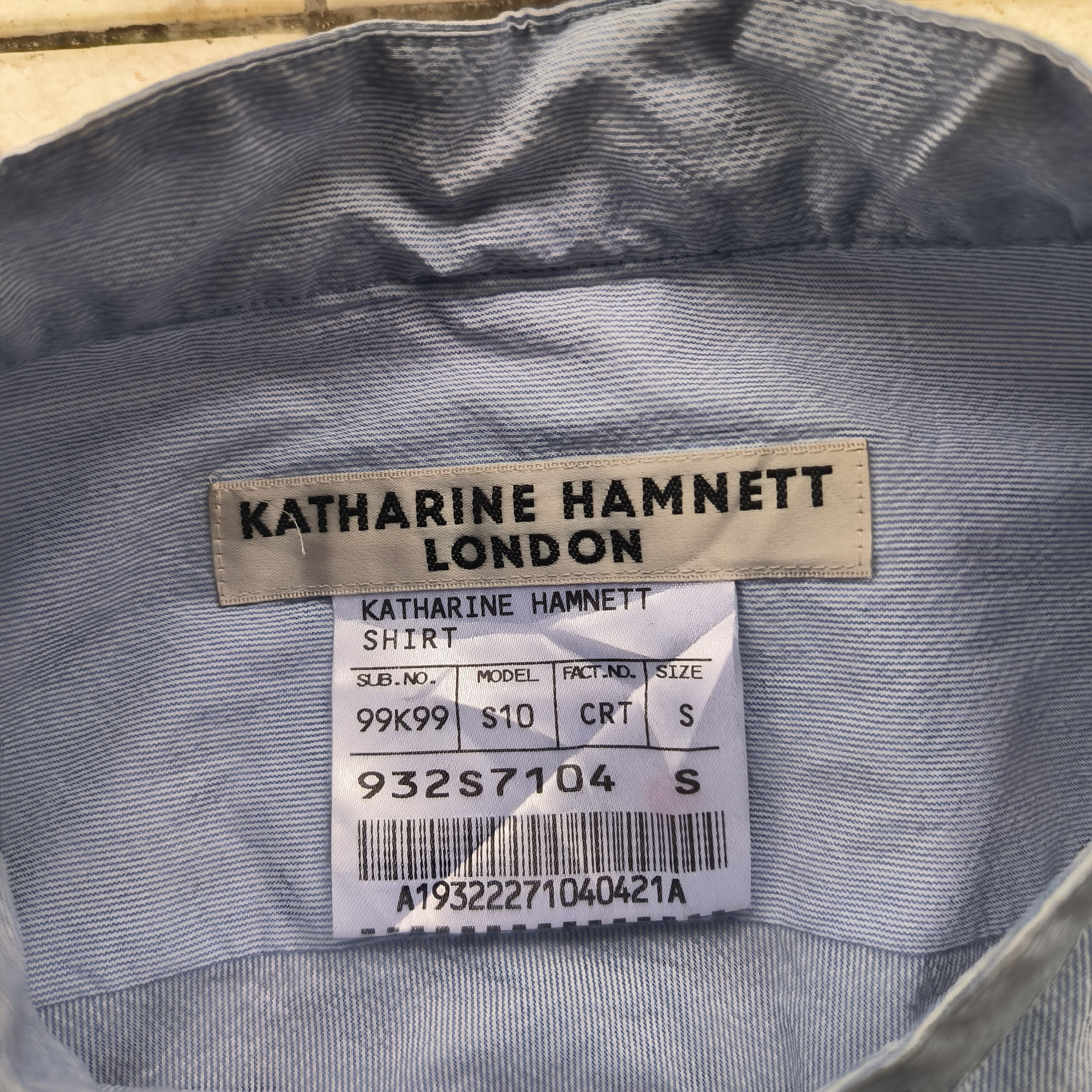 Katharine Hamnett London Katharine Hamnett Collar Shanghai Shirts Size US S / EU 44-46 / 1 - 2 Thumbnail