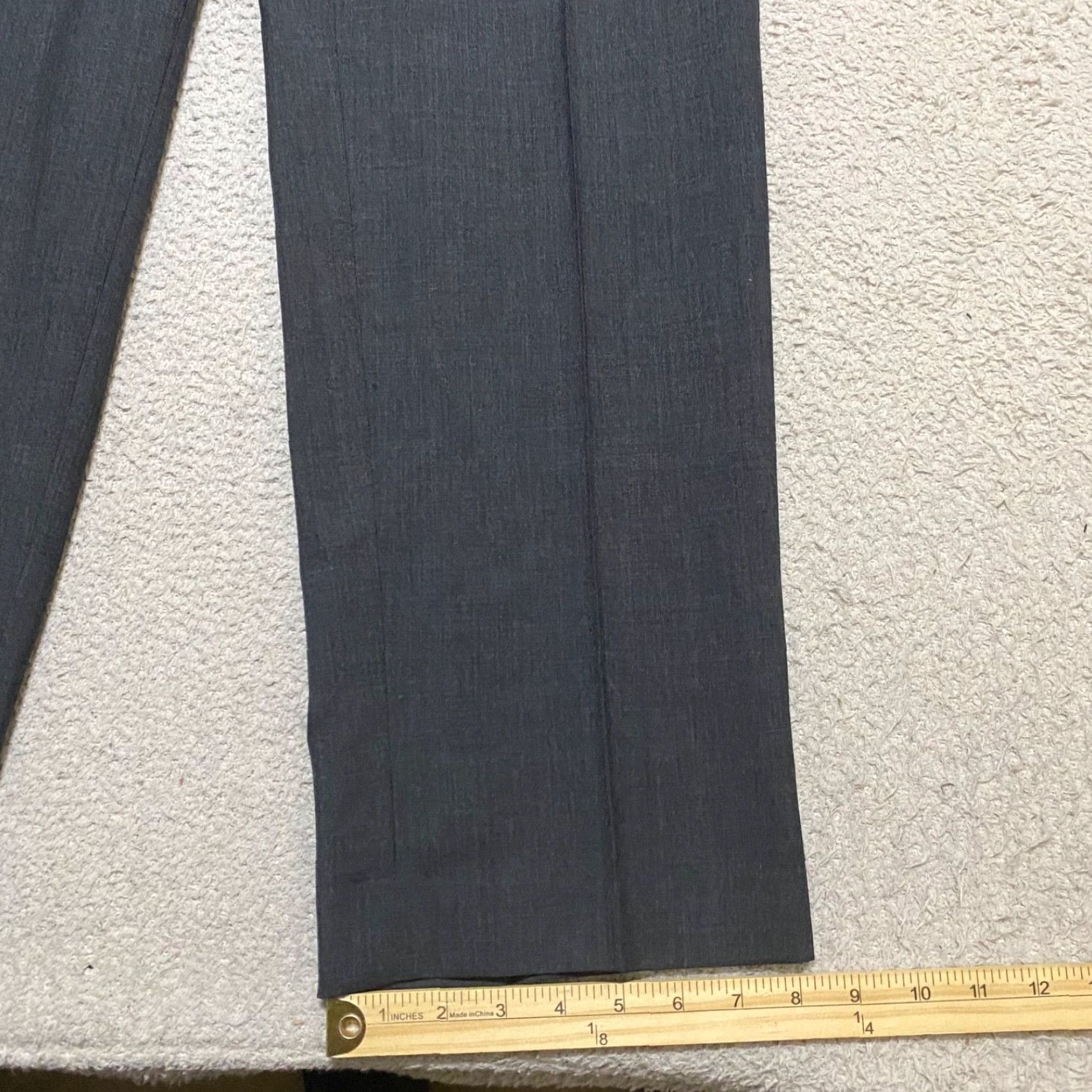 Ralph Lauren Lauren Ralph Lauren Mens Dress Pants Gray Wool Straight 36x32 Size US 36 / EU 52 - 4 Thumbnail