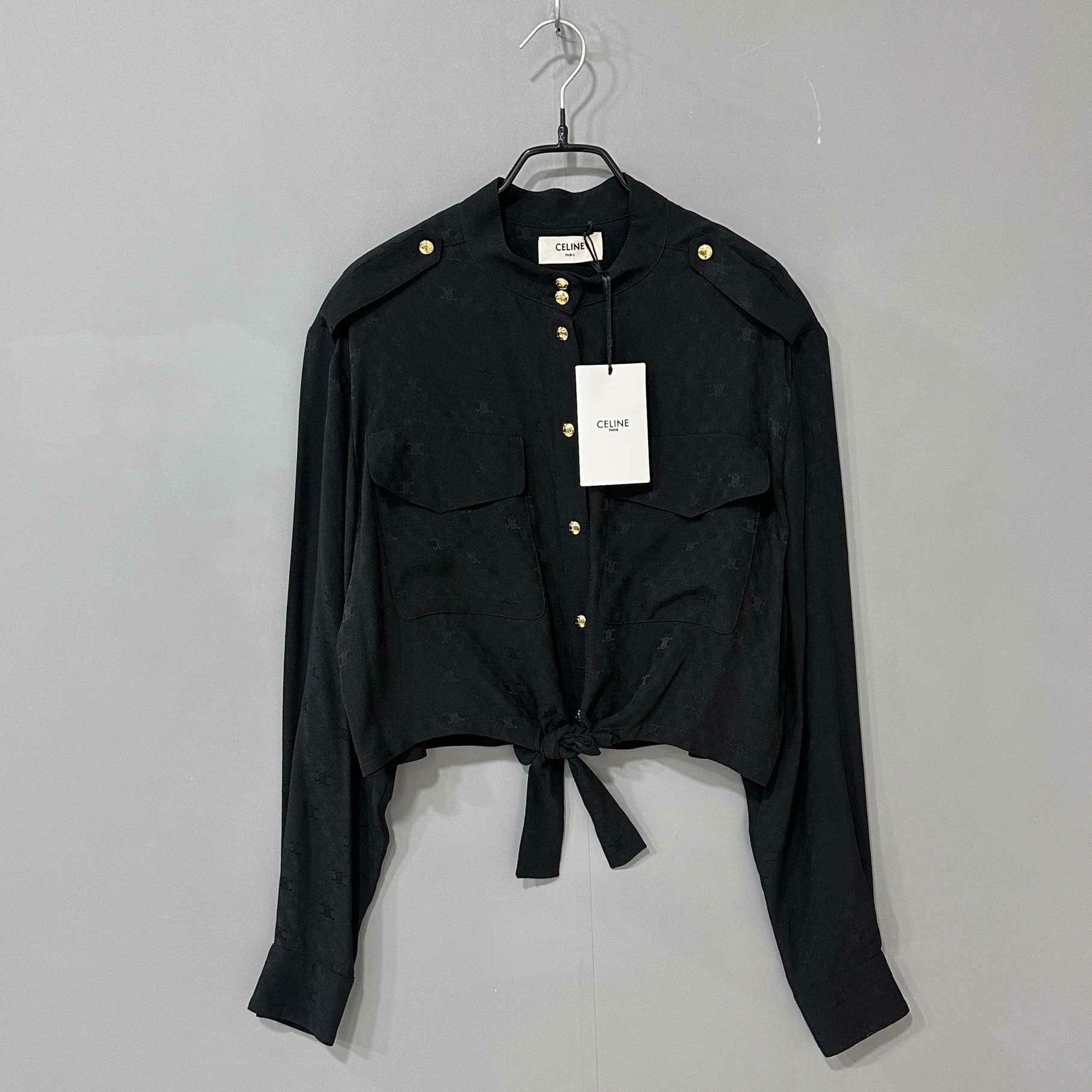 Celine Celine Gold Button Up S Women Size S / US 4 / IT 40 - 1 Thumbnail