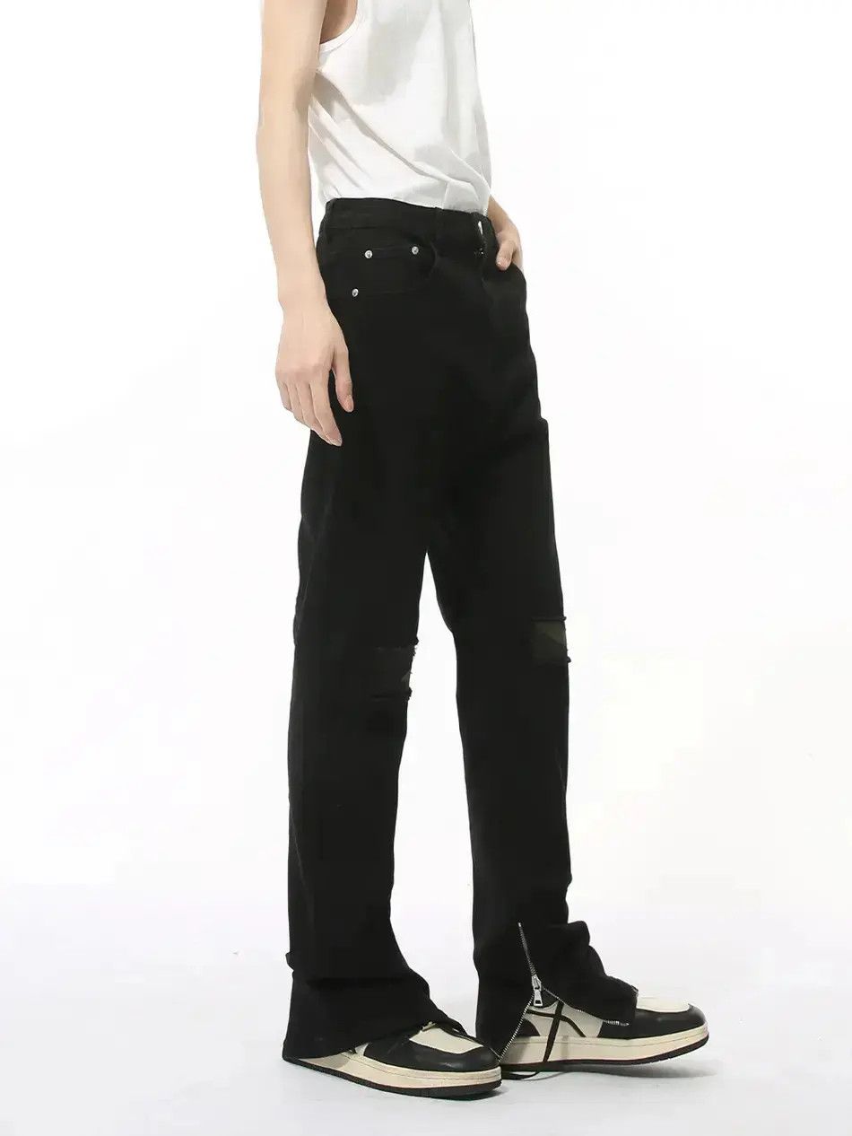 Japanese Brand Retro loose camouflage patchwork jeans Size US 30 / EU 46 - 3 Thumbnail