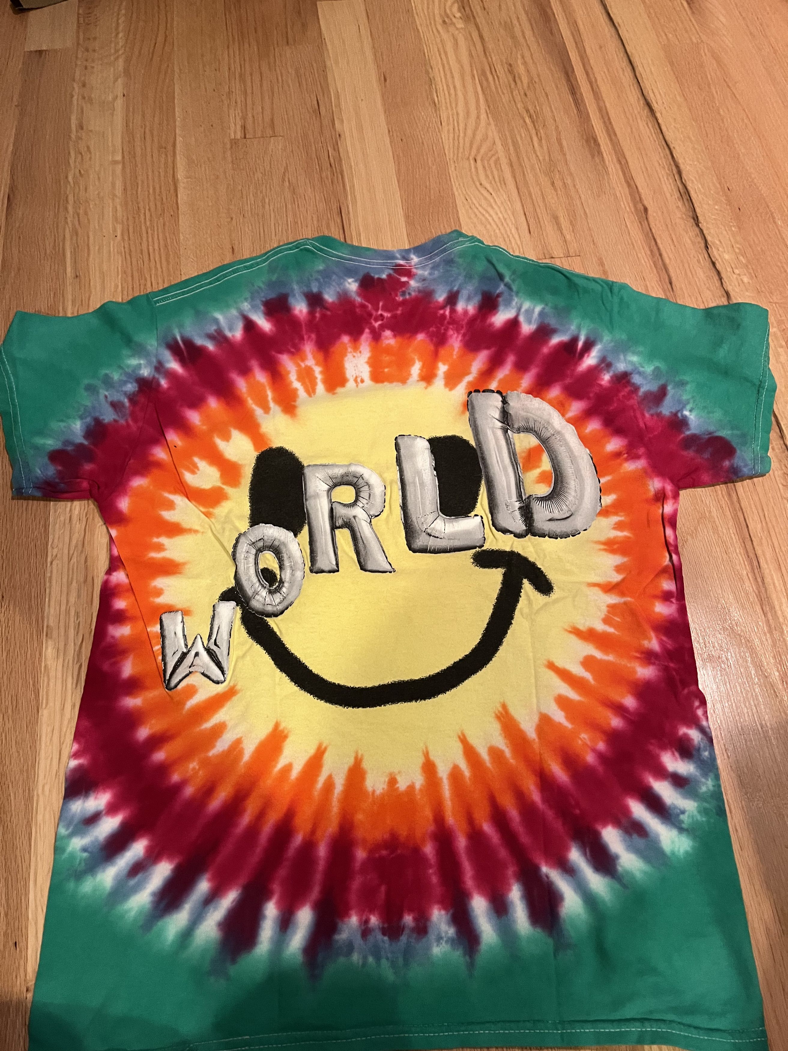 Travis Scott Travis Scott Tye Dye Astroworld Tee Size US M / EU 48-50 / 2 - 3 Thumbnail