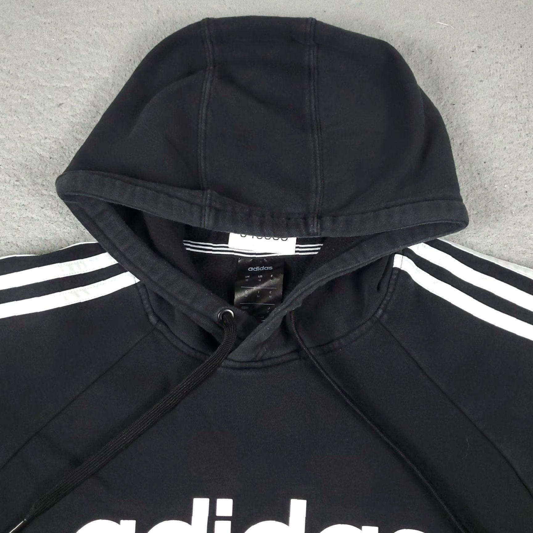Adidas Adidas Men's Pullover Hoodie Sweater Black Long Sleeve Casual Sports Activewear Medium Size US M / EU 48-50 / 2 - 3 Thumbnail