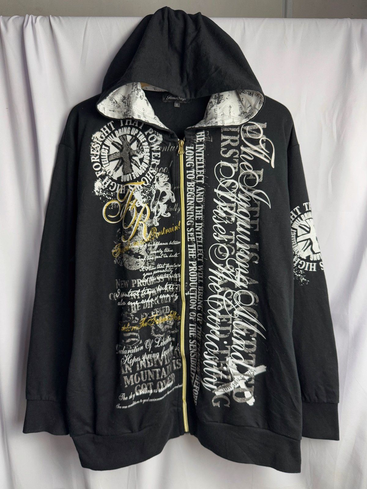 If Six Was Nine Timestep Poem Hoodie Japanese Ifsix Lgb Styled Size US L / EU 52-54 / 3 - 2 Thumbnail