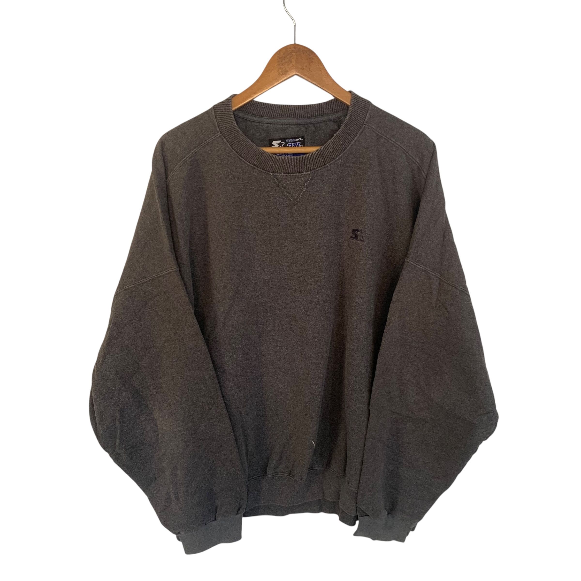 Starter Vintage Starter Oversize Sweatshirt Plain Simple Logo Size US XXL / EU 58 / 5 - 1 Thumbnail