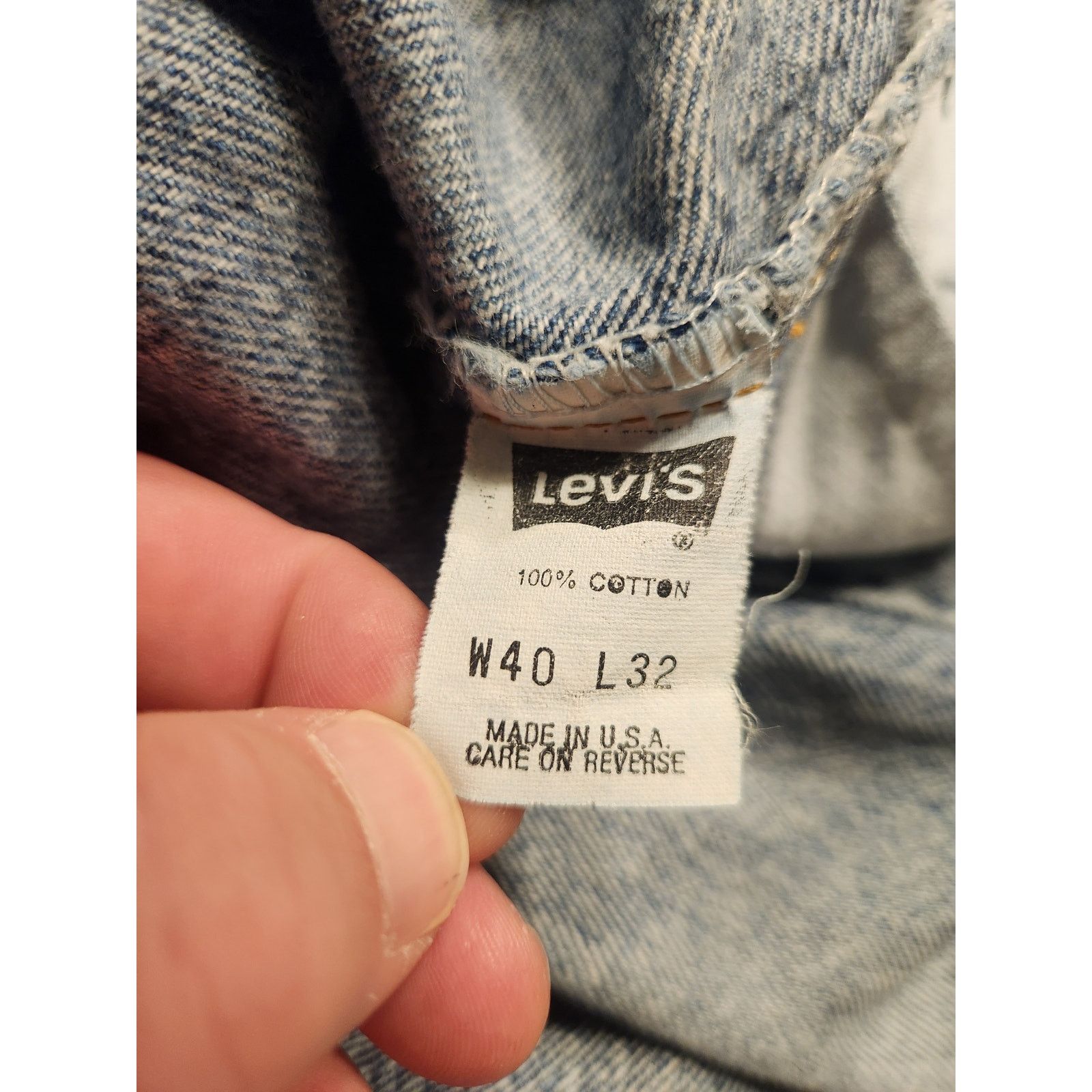 Levi's Vintage 2001 Levi's 540 Jeans men's 34 x 32 Size US 34 / EU 50 - 5 Thumbnail