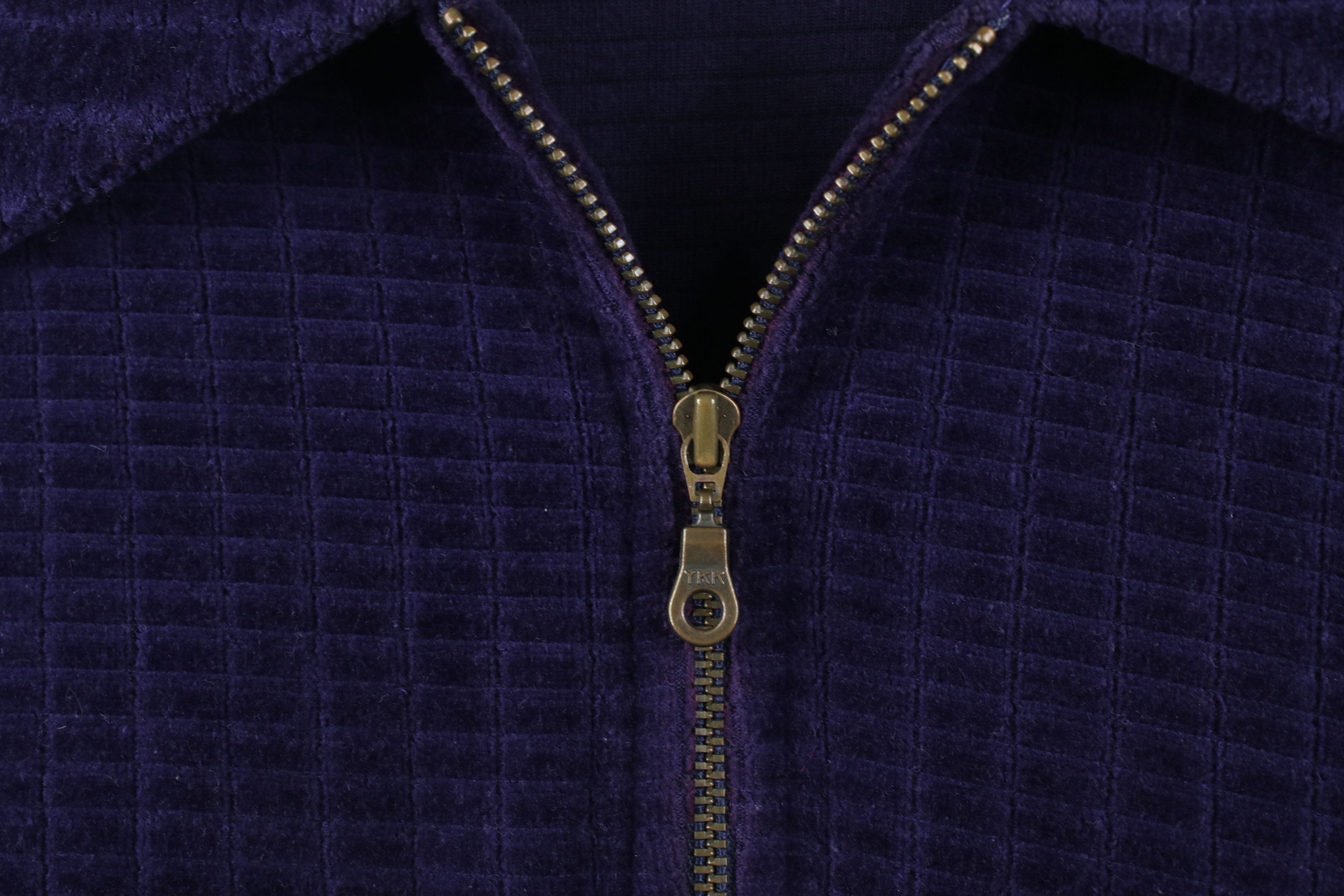 Vintage Vintage 90s Y2K Streetwear Velour 1/4 Zip Long Sleeve Polo Size US M / EU 48-50 / 2 - 6 Thumbnail