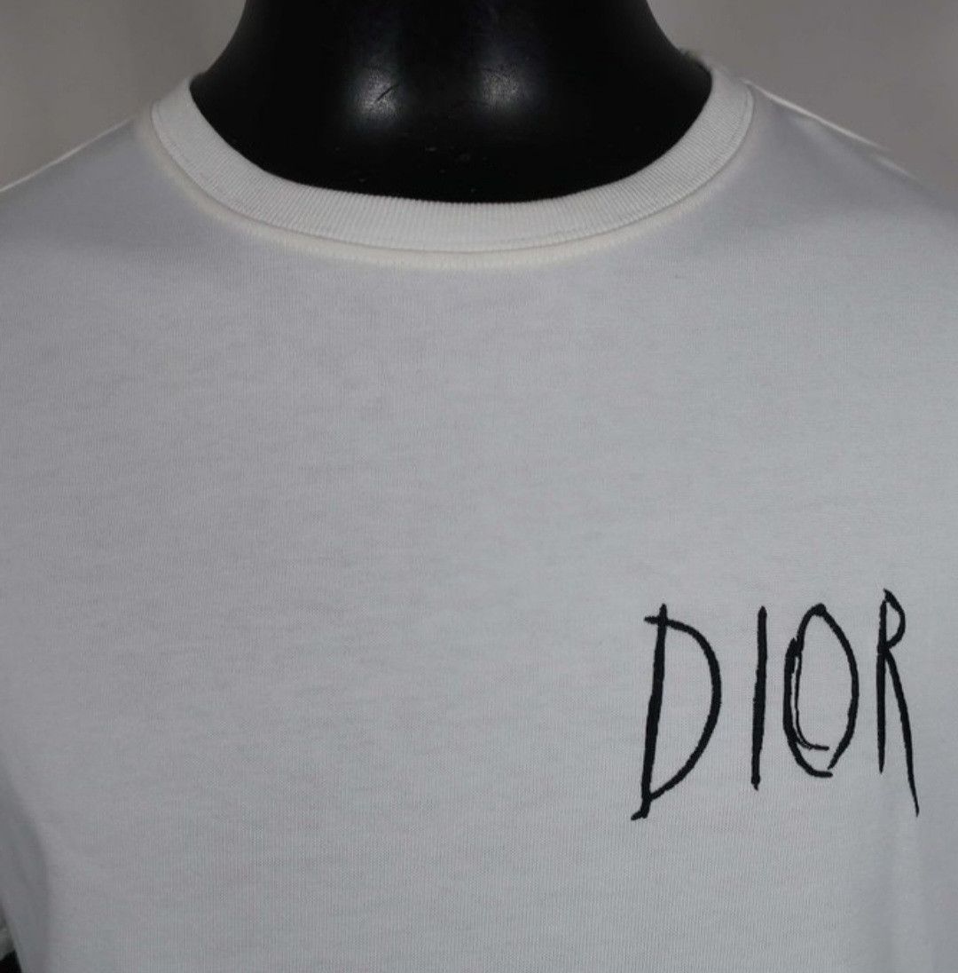 Dior Dior x Raymond Pettibon Embroidered Crewneck T-Shirt Size US L / EU 52-54 / 3 - 3 Thumbnail