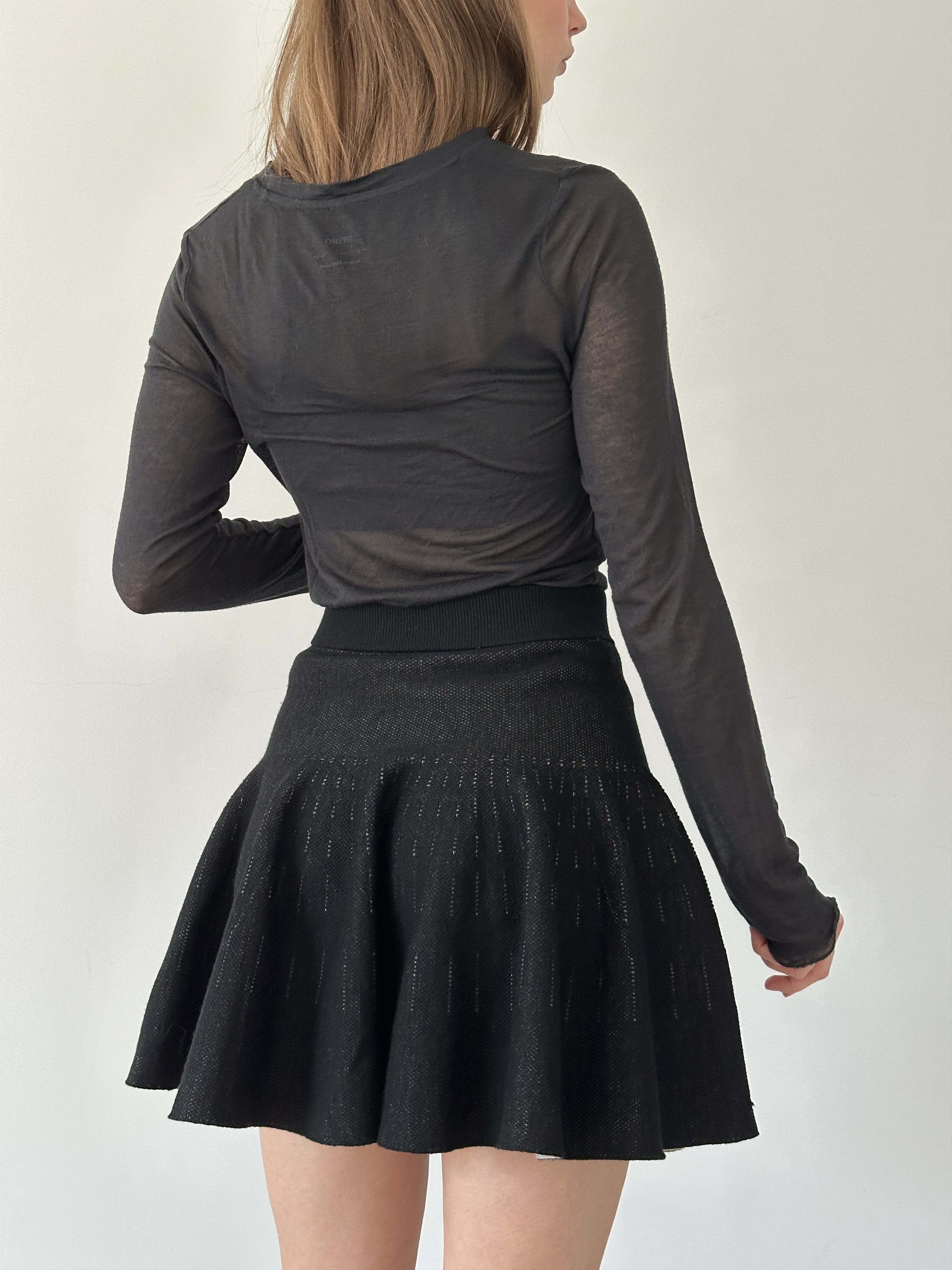 Kenzo Kenzo Lana Wool Mini Skirt XS Size 26" / US 2 / IT 38 - 2 Thumbnail