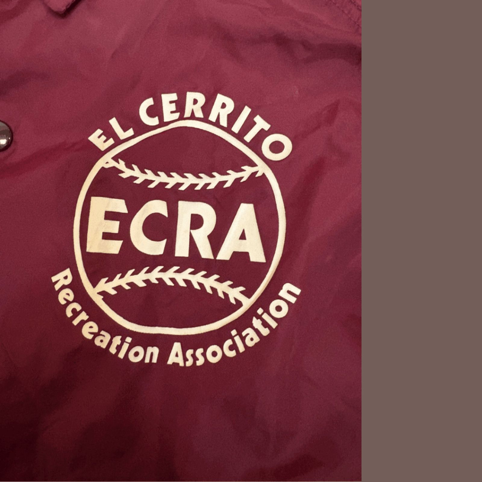 Russell Athletic × Vintage VTG Coach Jacket | Russell Maroon ECRA | 60s Athletic Style Size US S / EU 44-46 / 1 - 5 Thumbnail