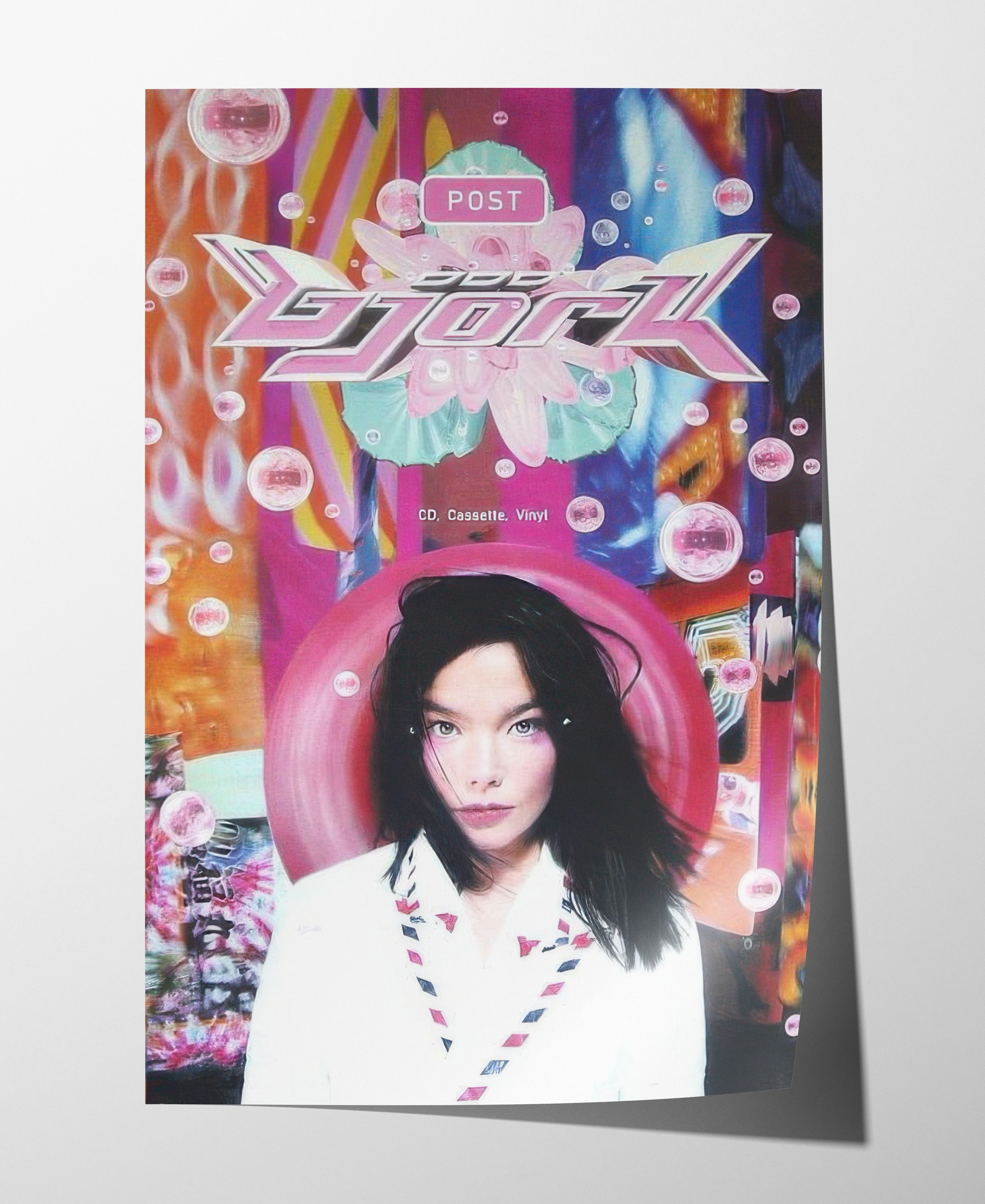 Vintage Bjork Poster Gift Vintage Archive Art Book Logo Size ONE SIZE - 1 Thumbnail