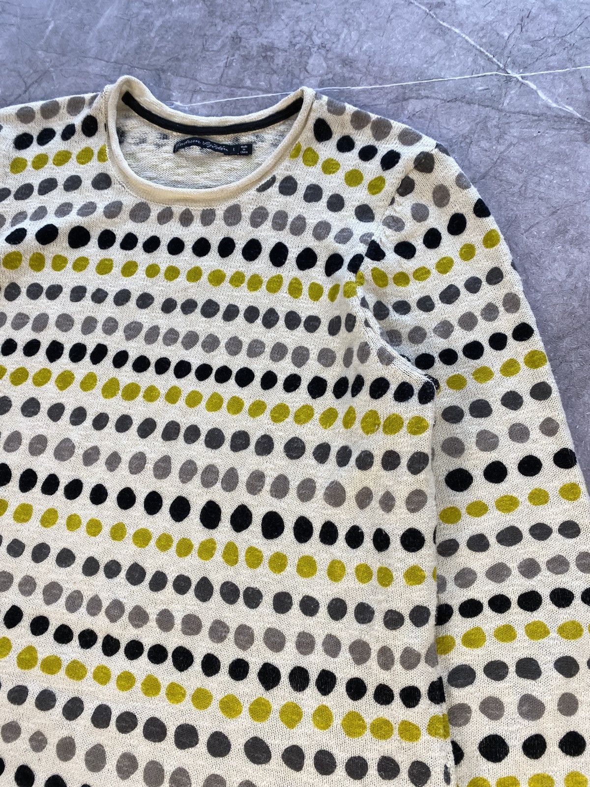 Designer Gudrun Sjoden Multicolor Geometric Pattern Knit Zip Pullover Size L / US 10 / IT 46 - 5 Thumbnail