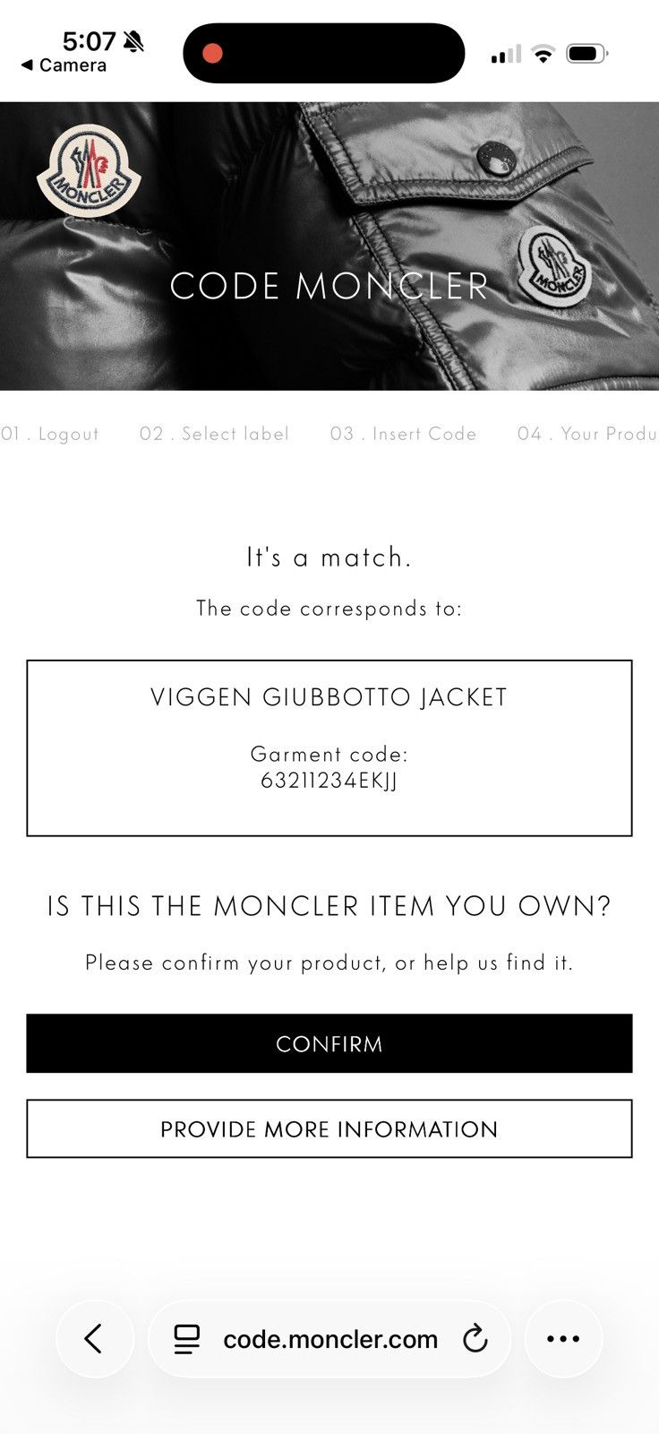 Moncler Genius Moncler Genius x 7 Fragment 'Viggen' puffer Size US M / EU 48-50 / 2 - 11 Thumbnail