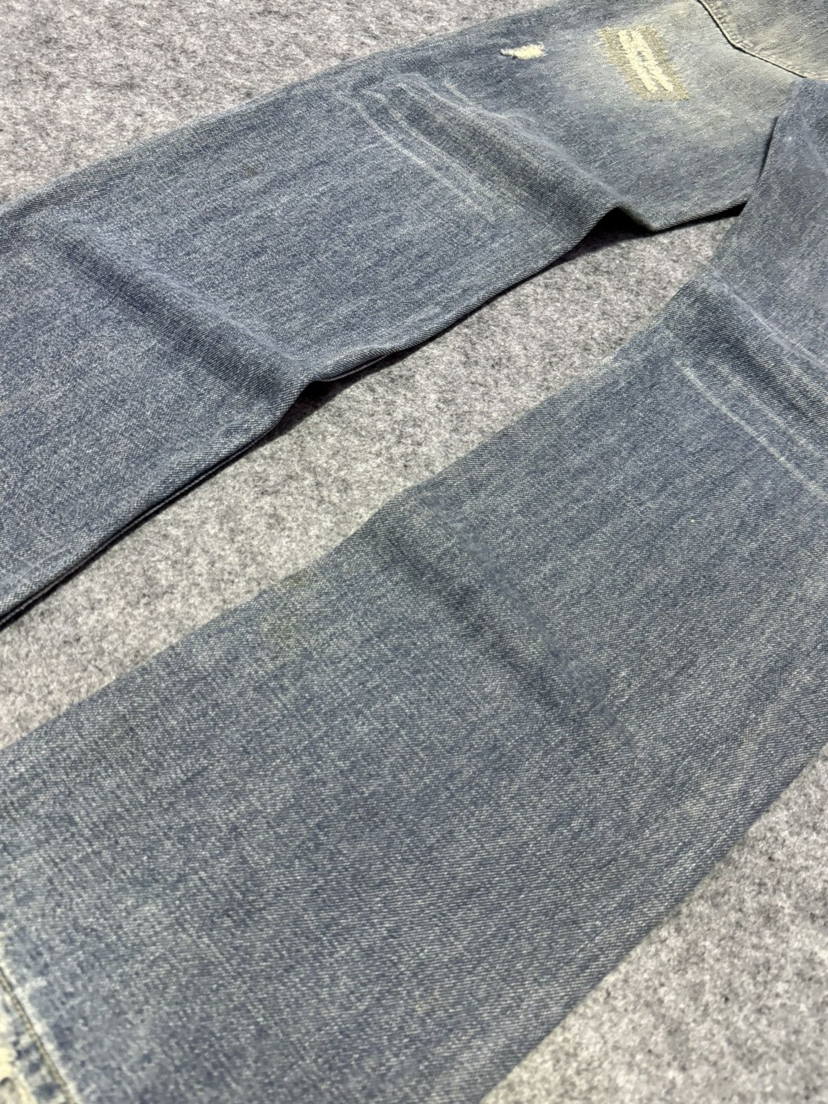 Japanese Brand Distressed Patch Work Japanese Grunge Denim Pants Size US 30 / EU 46 - 15 Thumbnail