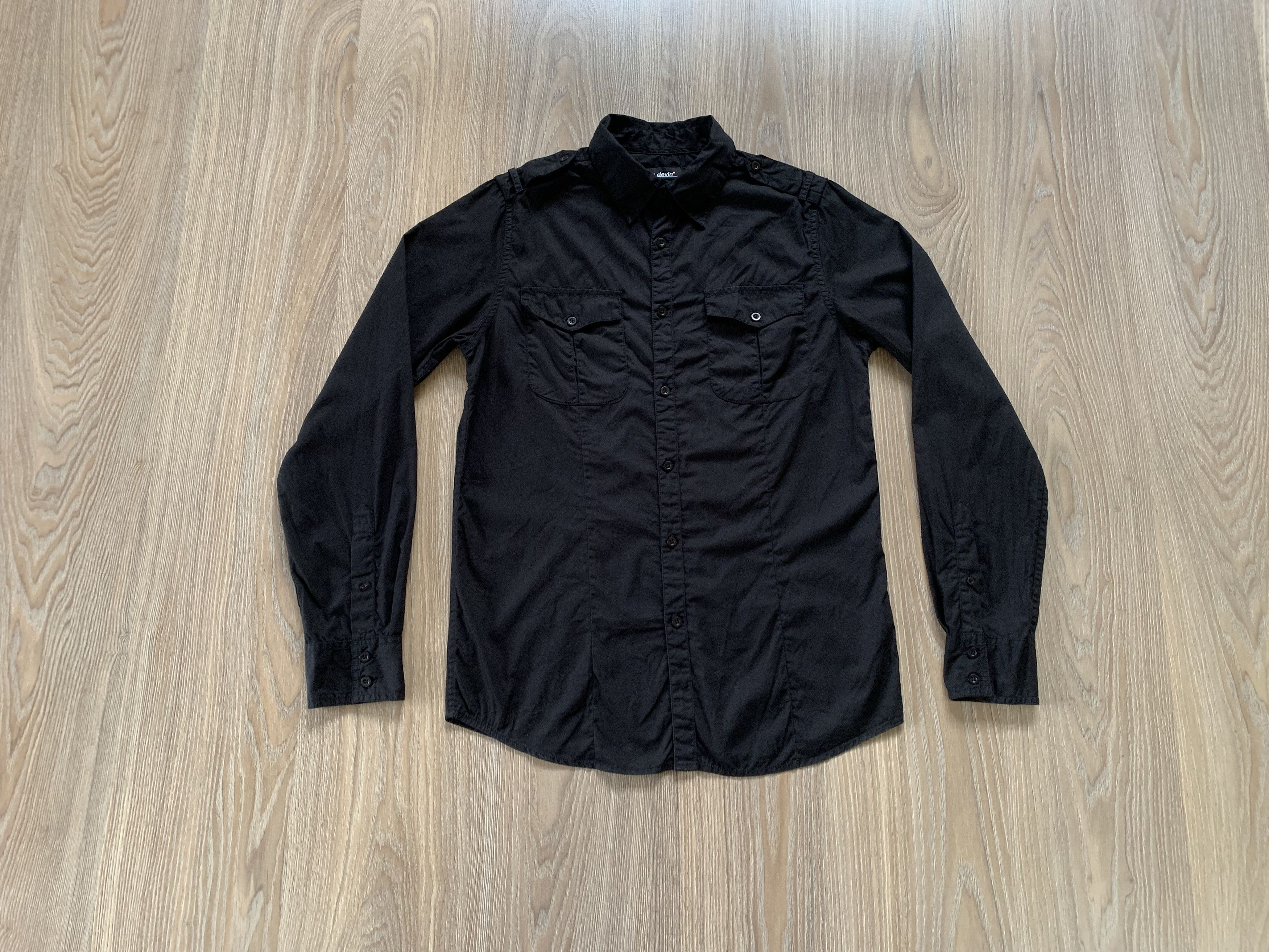 Other John Devin Cross Embrode Black Button Up Shirt Size S / US 4 / IT 40 - 1 Thumbnail
