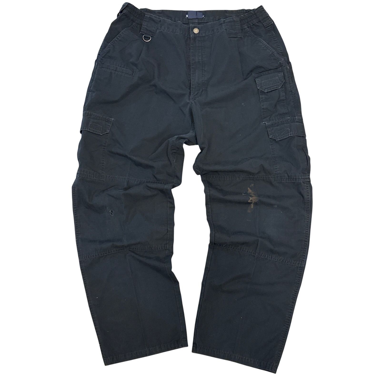 5.11 5.11 Tactical Series black cargo tech pants 36x34 thrashed Size US 36 / EU 52 - 1 Thumbnail