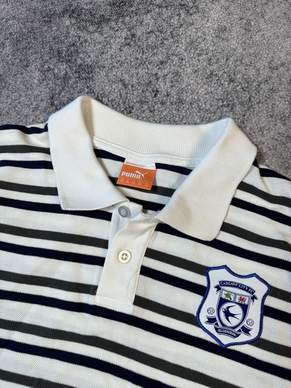 Puma × Vintage Vintage Puma Cardiff City Soccer Jersey Streetwear XL Rare Size US XL / EU 56 / 4 - 2 Thumbnail