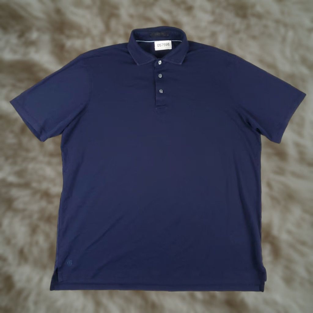 Vintage Greyson Polo Shirt Mens L Blue Wolf Golf Casual Short Sleeve Polo Size US L / EU 52-54 / 3 - 1 Thumbnail