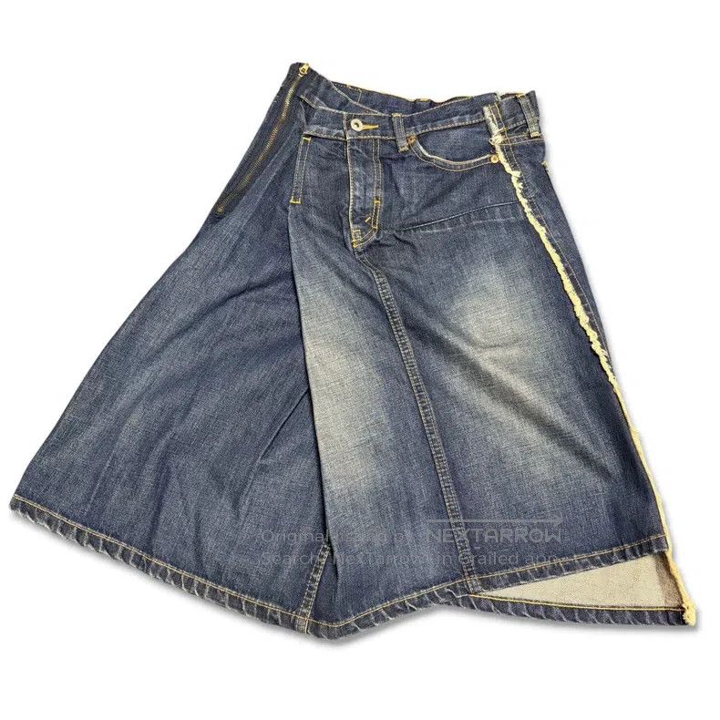 Junya Watanabe Junya Watanabe size S Plaid Denim Skirt Size 25" / US 0 / IT 36 - 1 Thumbnail