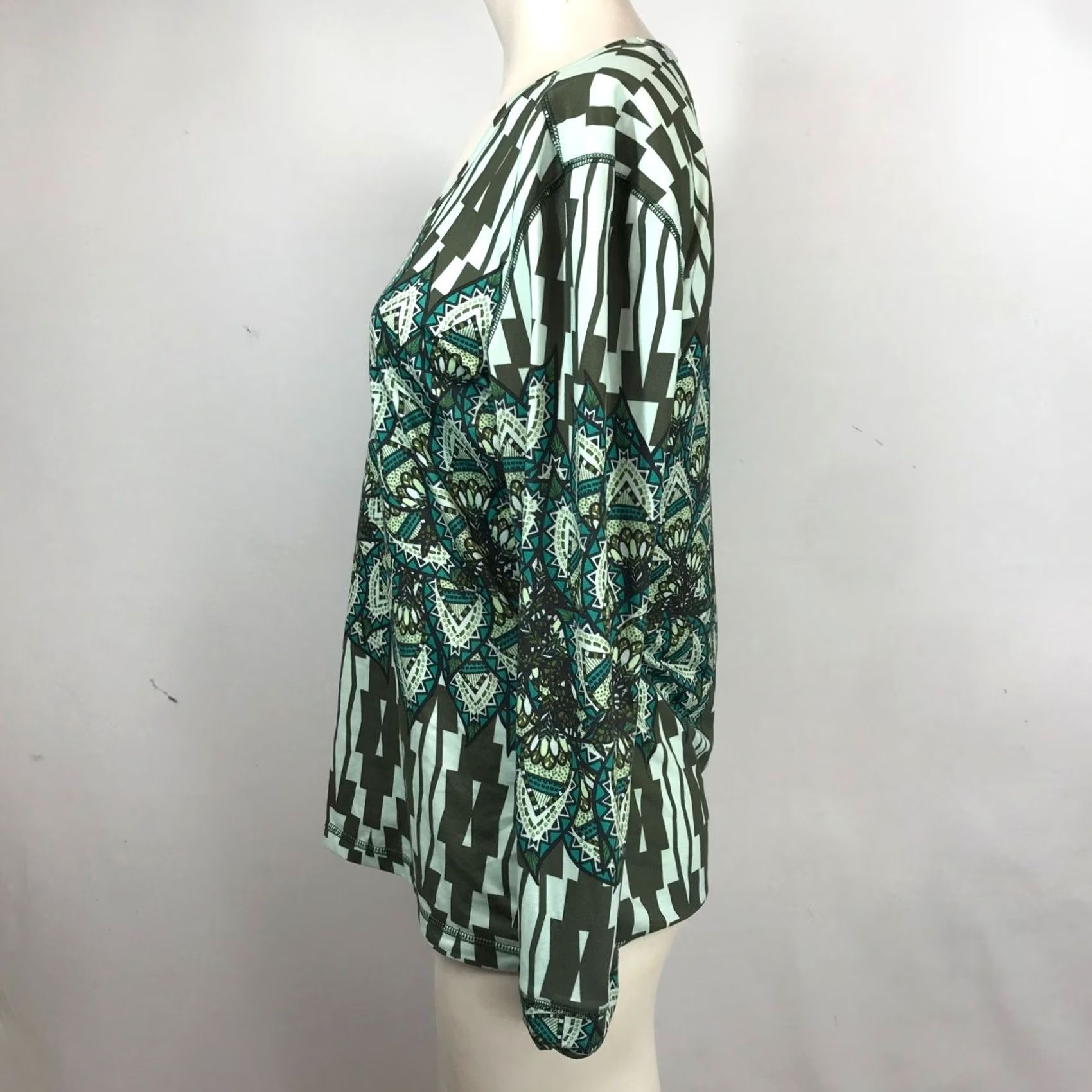 Vintage TITLE NINE - WOMEN'S M - GREEN LONG SLEEVE SHIRT Size M / US 6-8 / IT 42-44 - 7 Thumbnail