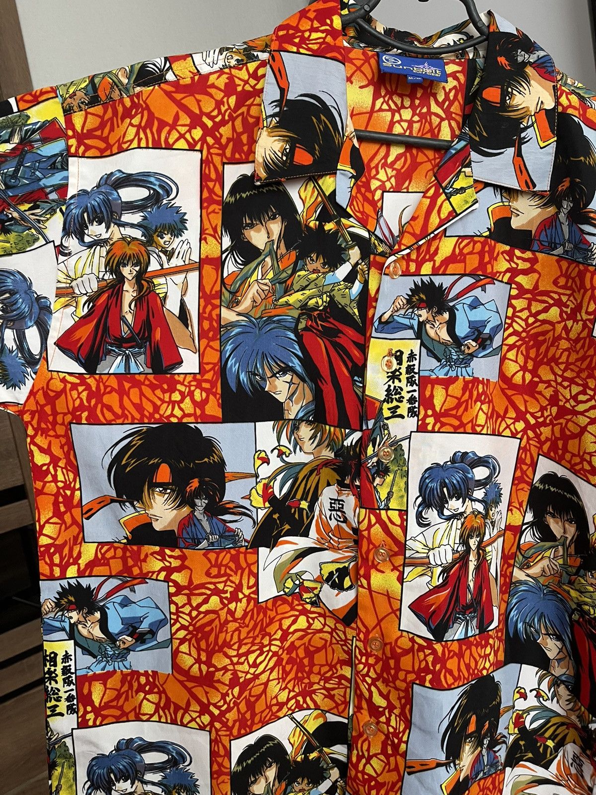 Anime Rurouni Kenshin Vintage Anime Shirt Button Up Size US M / EU 48-50 / 2 - 7 Thumbnail