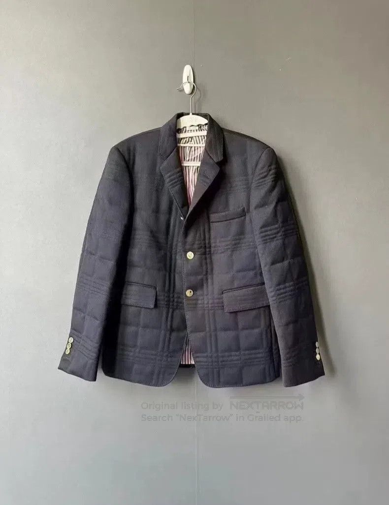 Thom Browne Thom Browne Puffer Gold Button Blazer Size US S / EU 44-46 / 1 - 1 Thumbnail