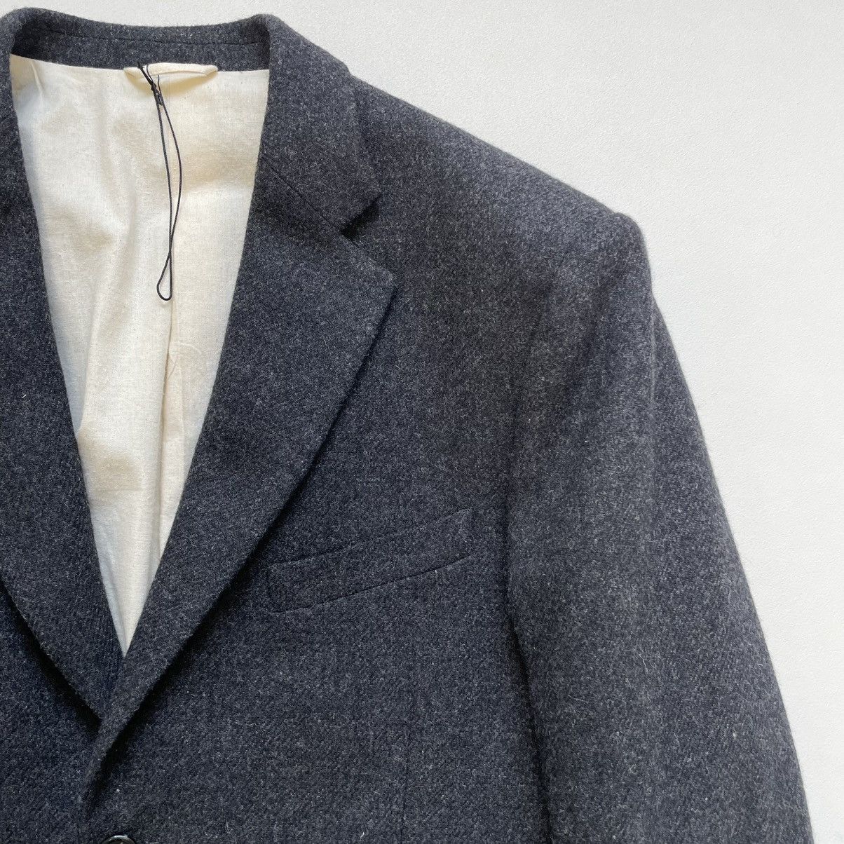 Raf Simons A/W 2020 Charcoal Grey Wool Blazer Size 38R - 4 Thumbnail