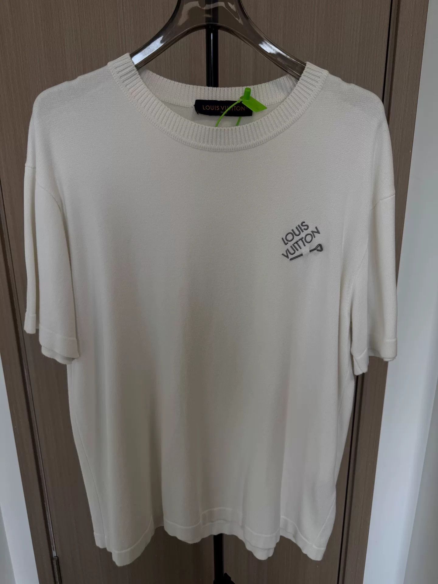 Louis Vuitton Louis Vuitton Embroidered Logo Knitted Tee Size US L / EU 52-54 / 3 - 1 Thumbnail