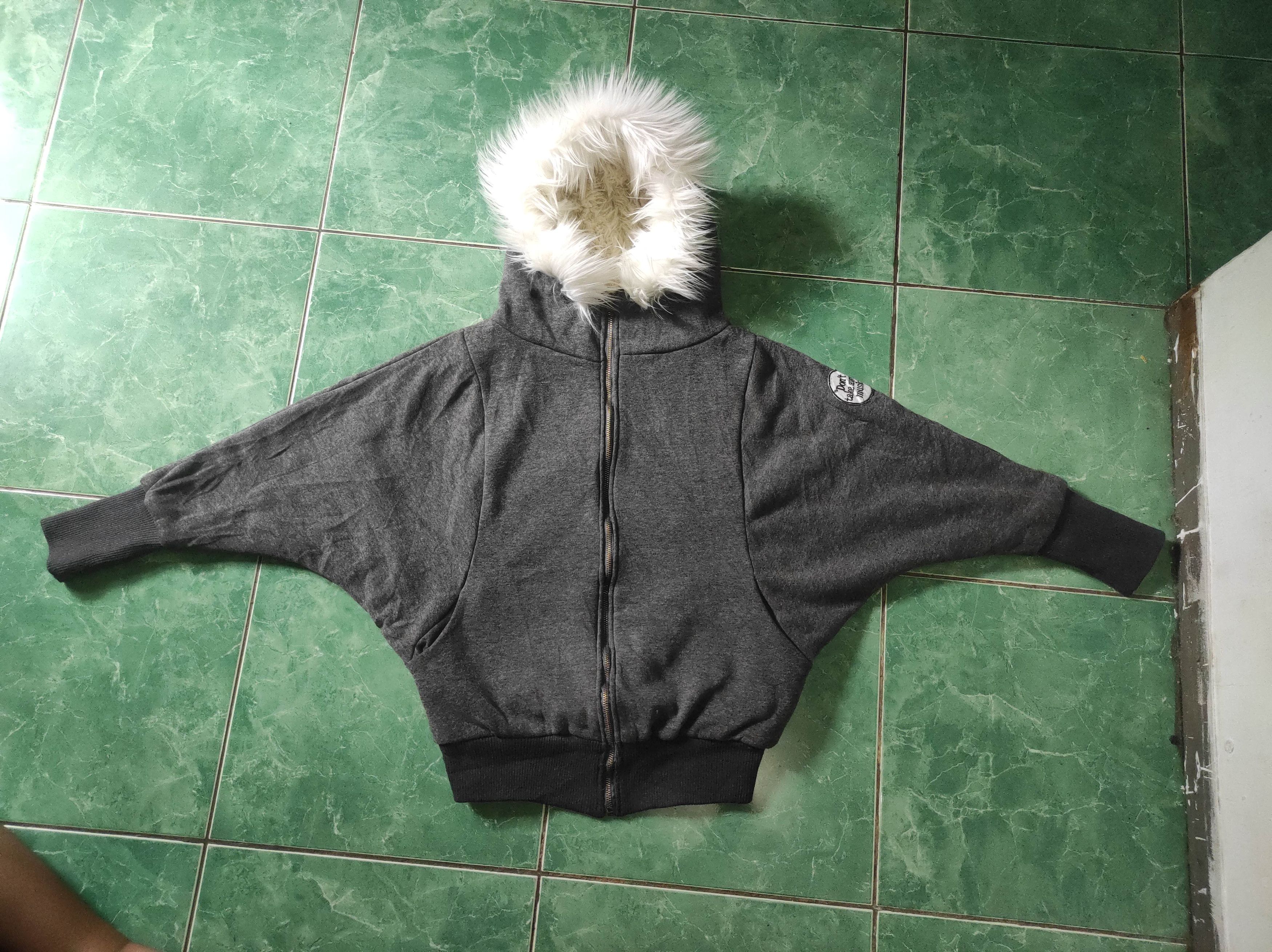 Hysteric Glamour Skull Sherpa Batwing Zip Fur Hoodie ifsixwasnine lgb style Size US M / EU 48-50 / 2 - 20 Thumbnail