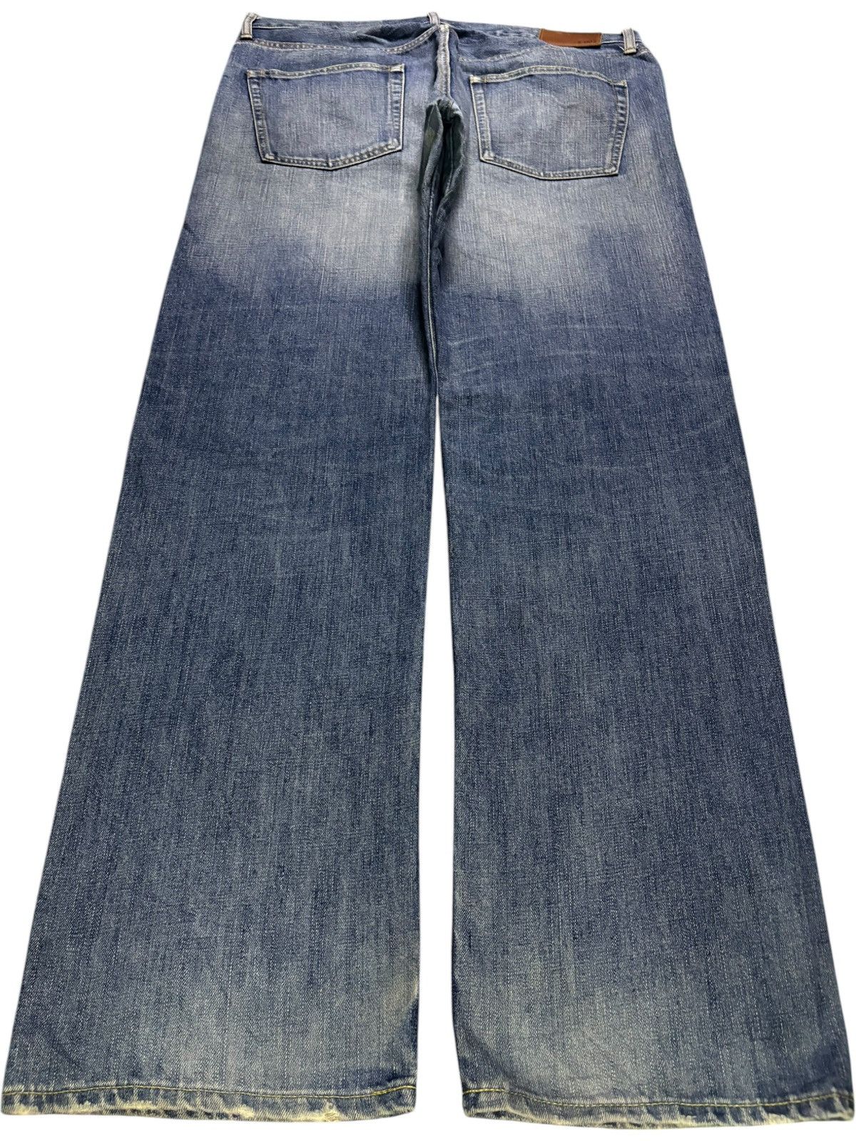 Uniqlo Vintage Uniqlo Mud Wash Loose Baggy Jeans Size US 36 / EU 52 - 2 Thumbnail