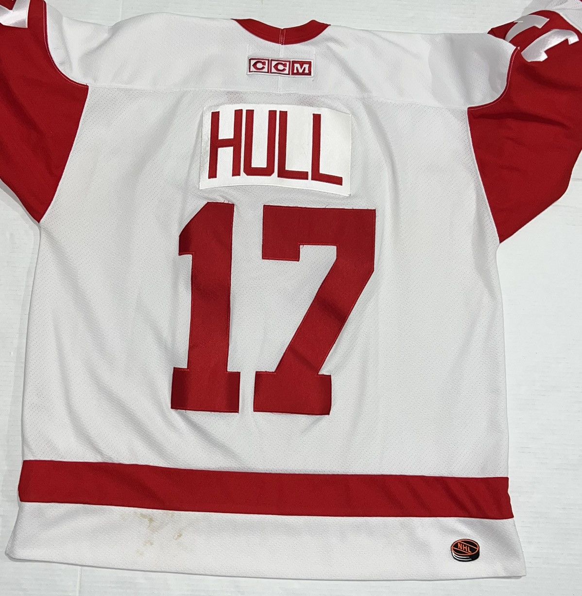 Ccm Vintage Brett Hull 17 Detroit Red Wings Ccm Jersey Xl White Size US XL / EU 56 / 4 - 2 Thumbnail
