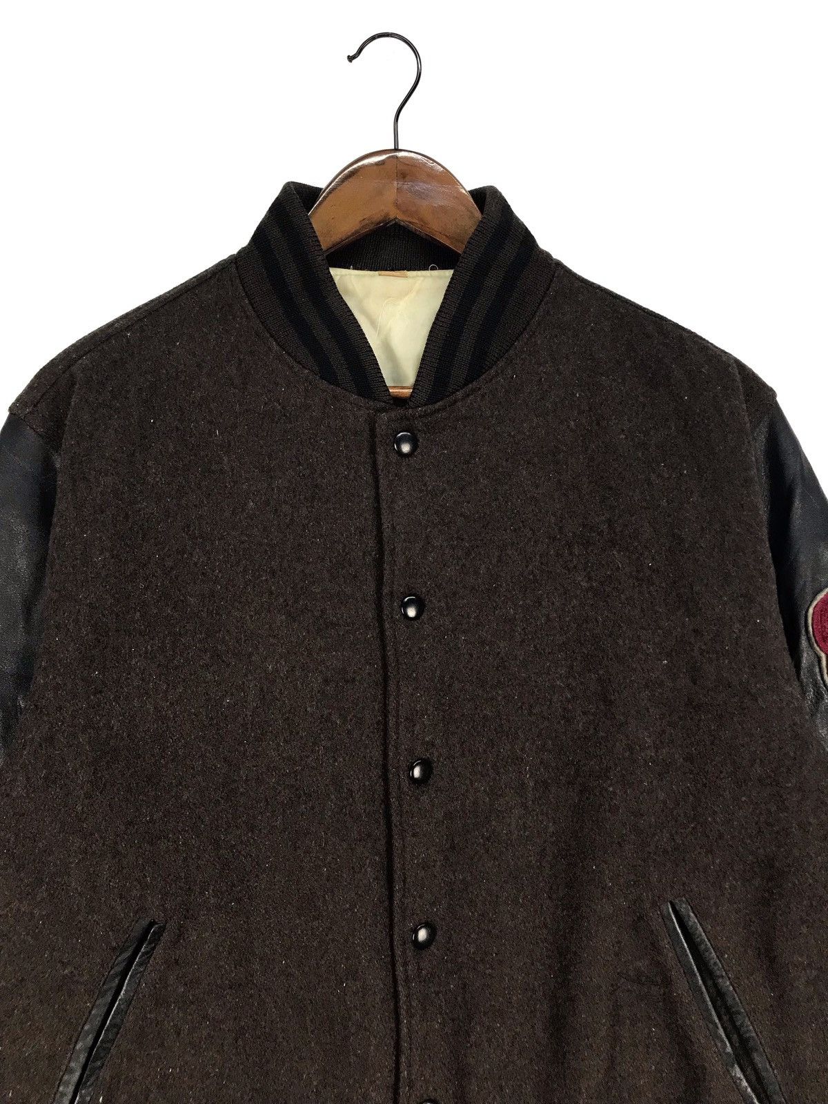 Designer × Vintage 🔥RARE🔥VINTAGE 90s VARSITY JACKET EMBROIDERY LOGO Size US L / EU 52-54 / 3 - 6 Thumbnail
