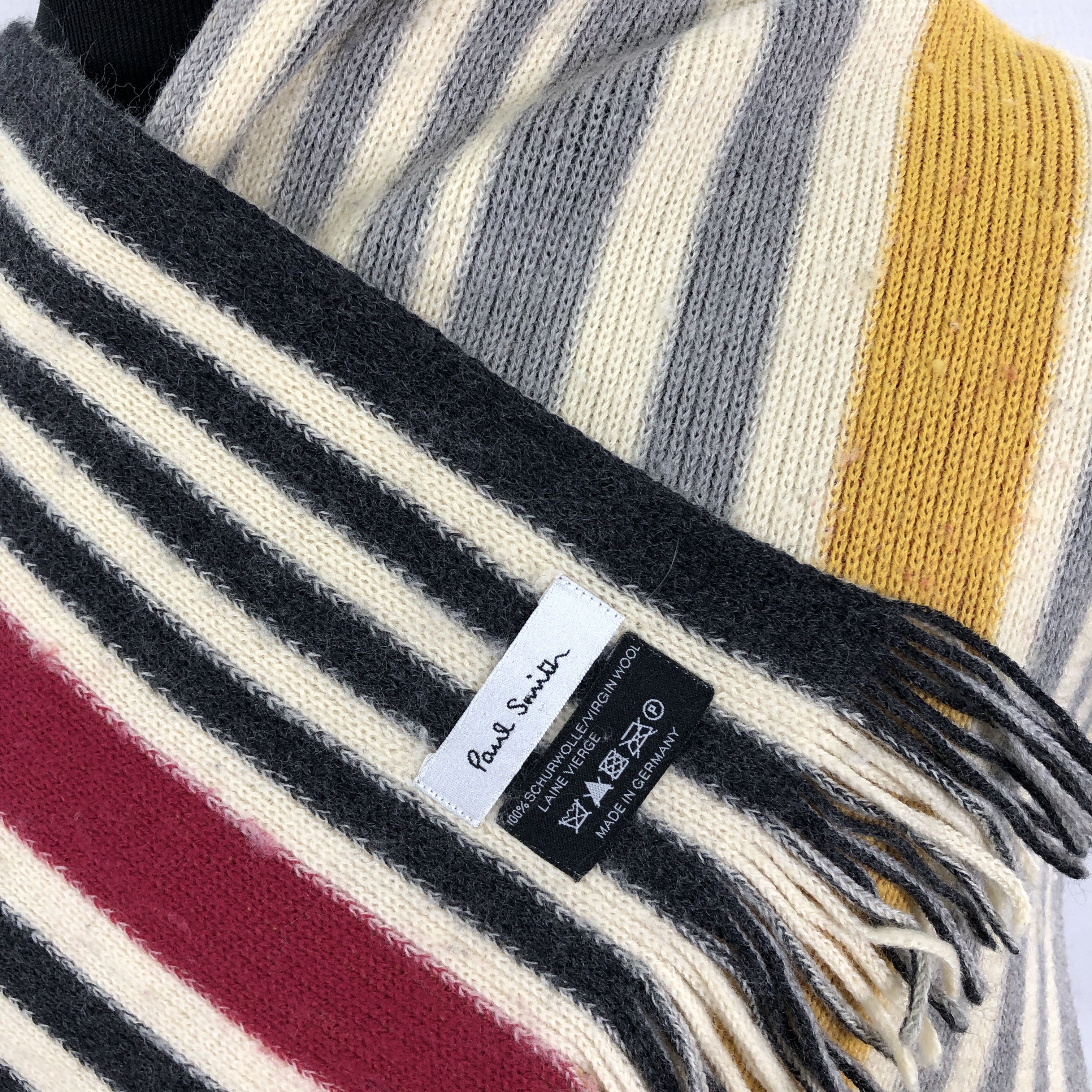 Paul Smith × Vintage Vintage Paul Smith Scarf Muffler MF085 Size ONE SIZE - 3 Thumbnail