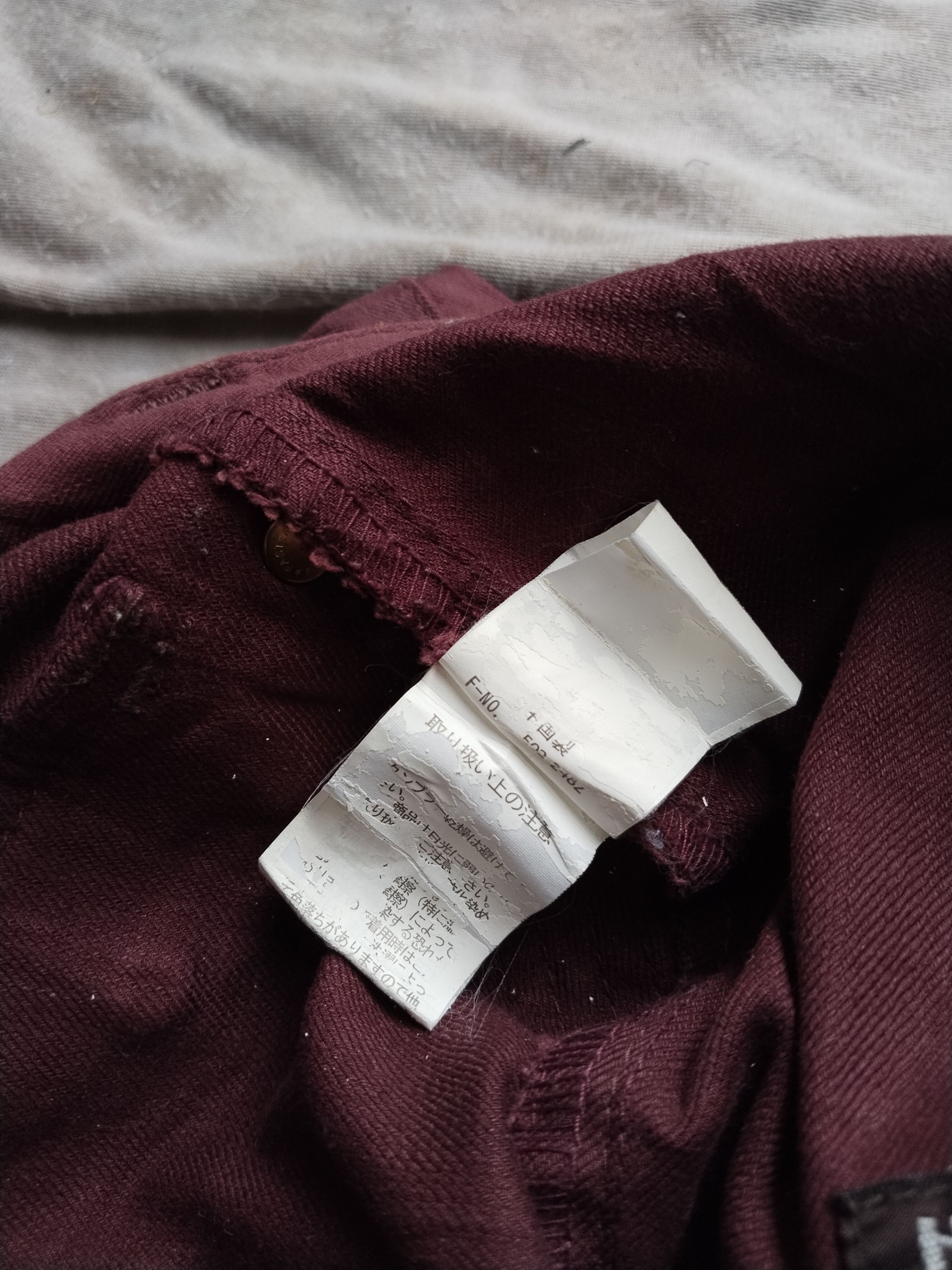 HIDEAWAYS × If Six Was Nine × Le Grande Bleu (L.G.B.) Hideaways NCFM maroon jean Size US 32 / EU 48 - 8 Thumbnail
