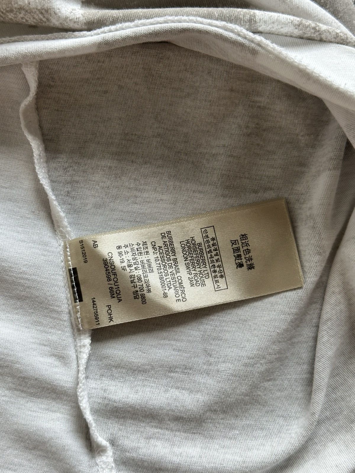 Burberry Burberry Brit all over painted check print tshirt Size US M / EU 48-50 / 2 - 12 Thumbnail