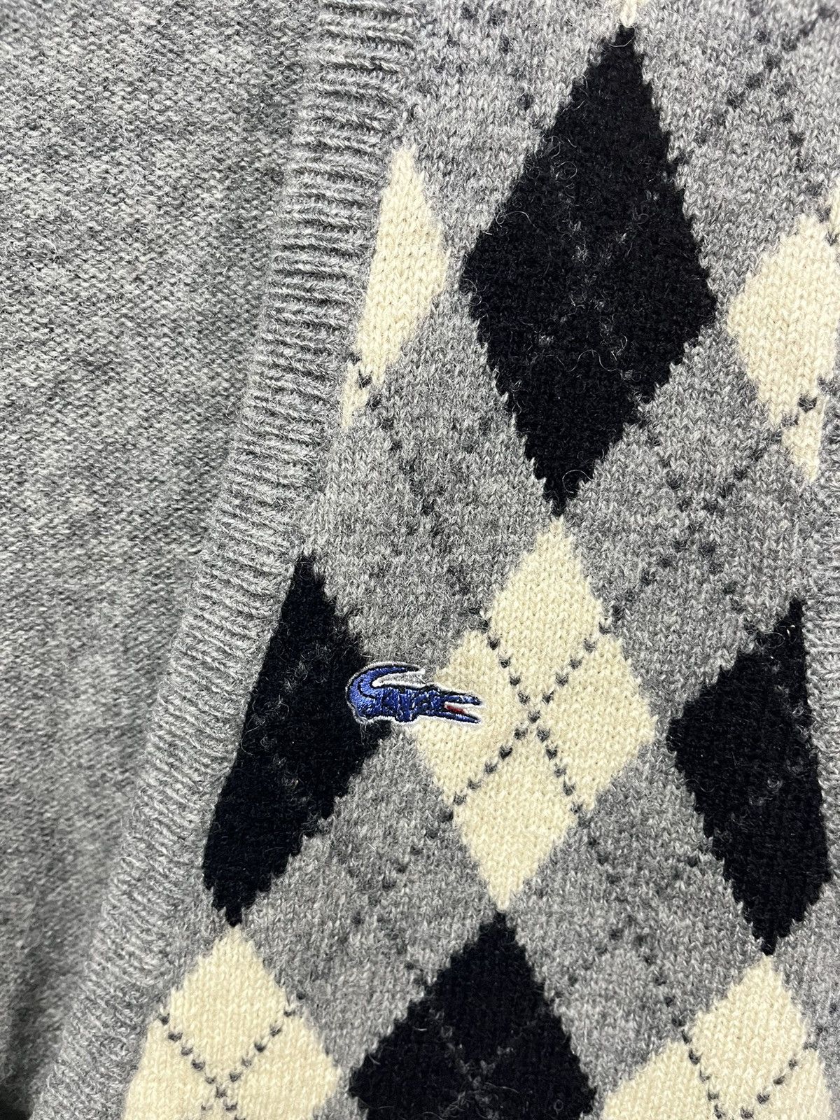 Lacoste Lacoste by Skiva Plaid Wool Vest Jacket 90s Size US M / EU 48-50 / 2 - 3 Thumbnail