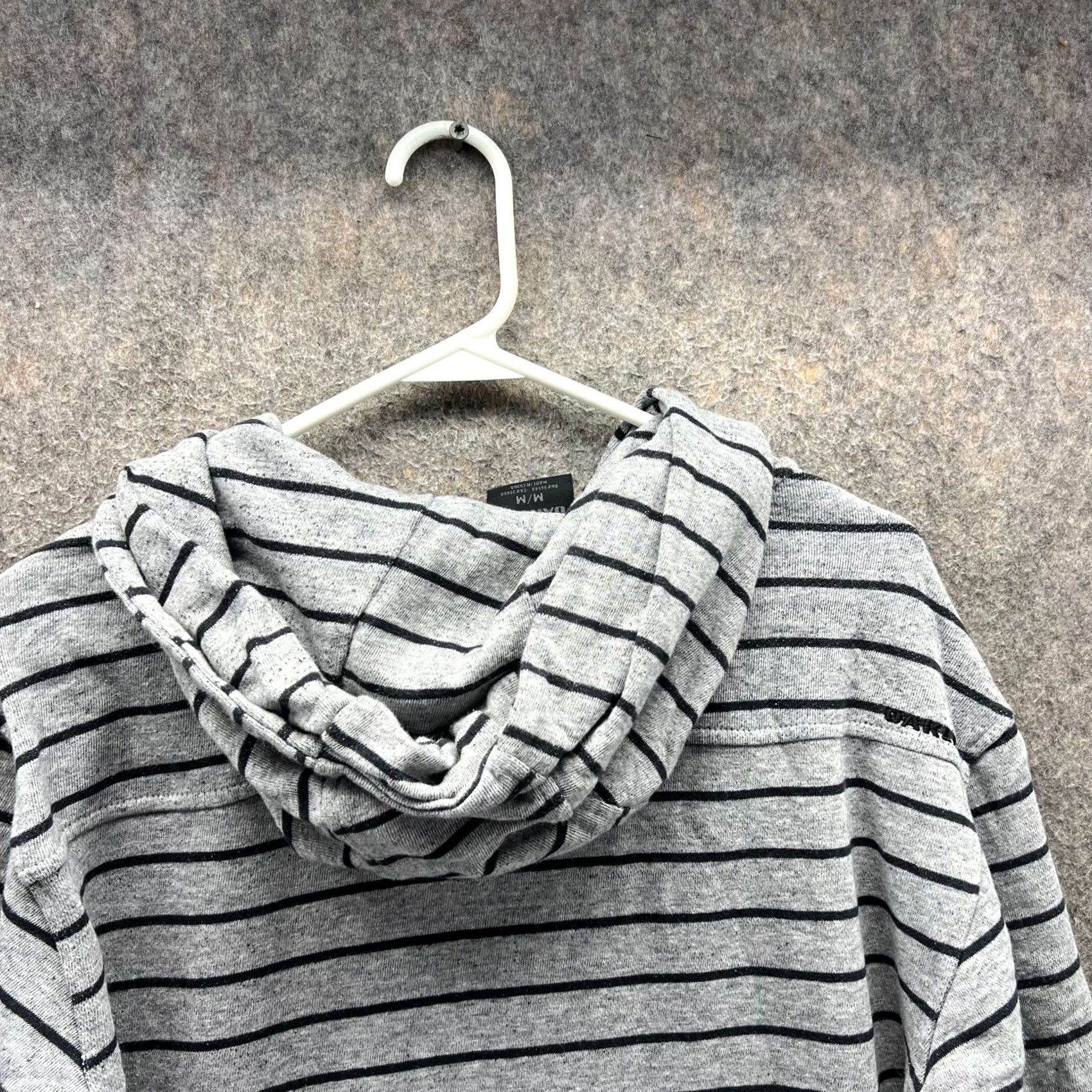 Oakley Oakley Hoodie Mens M Gray Full Zip Fleece Striped Cotton Sweatshirt Sweatshirt Size US M / EU 48-50 / 2 - 6 Thumbnail