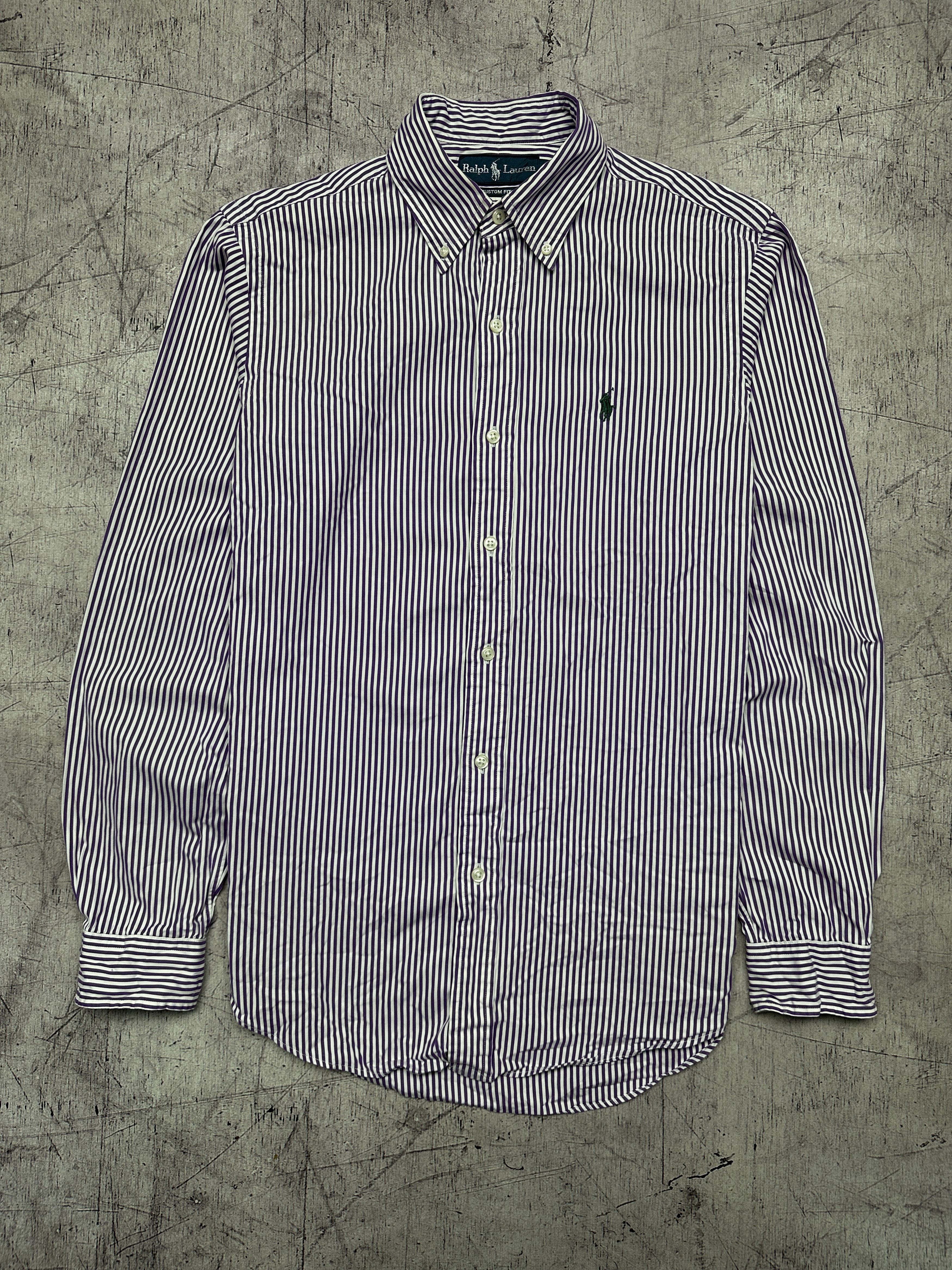 Polo Ralph Lauren Polo Ralph Lauren Vintage Mens Long Sleeve Striped Shirt Size US S / EU 44-46 / 1 - 1 Thumbnail