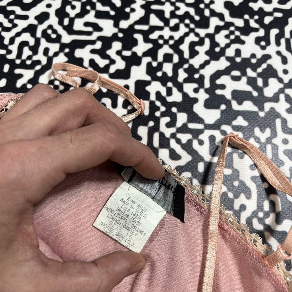 Japanese Brand Vintage Y2K Un Deux Trois Sexy Pink Mesh Mini Dress Size M / US 6-8 / IT 42-44 - 17 Thumbnail