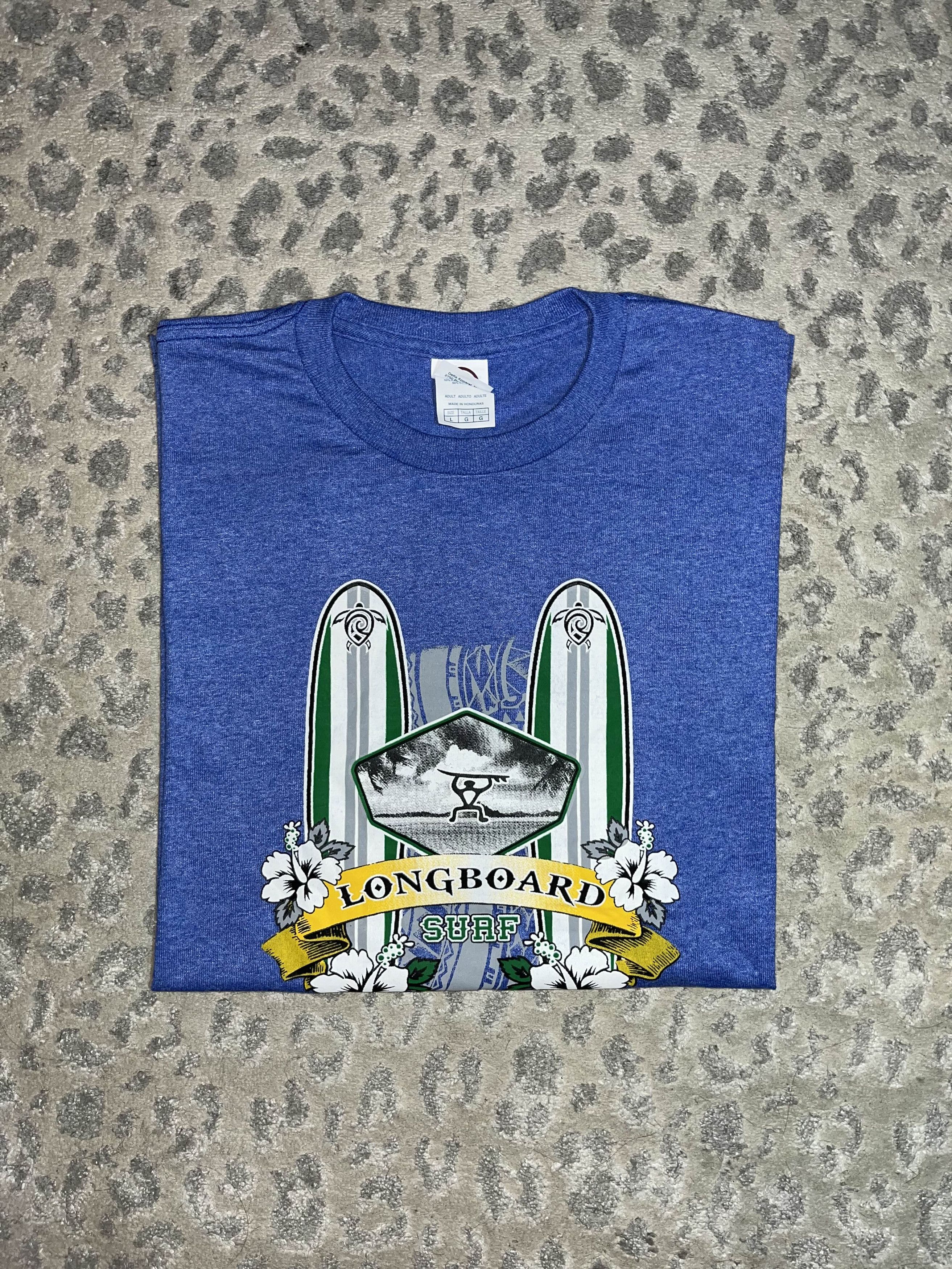 Vintage Y2K Longboard Surf Hawaii Tourist Tee Size US L / EU 52-54 / 3 - 3 Thumbnail