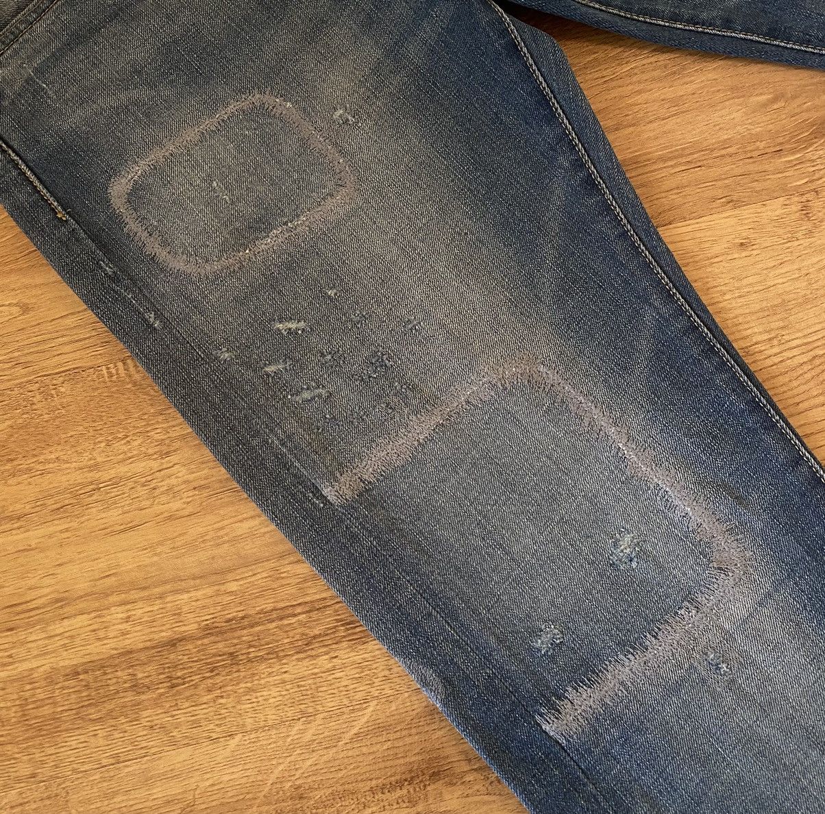 Levi's Levi’s Distressed Selvedge Denim x Streetwear Size US 32 / EU 48 - 9 Thumbnail