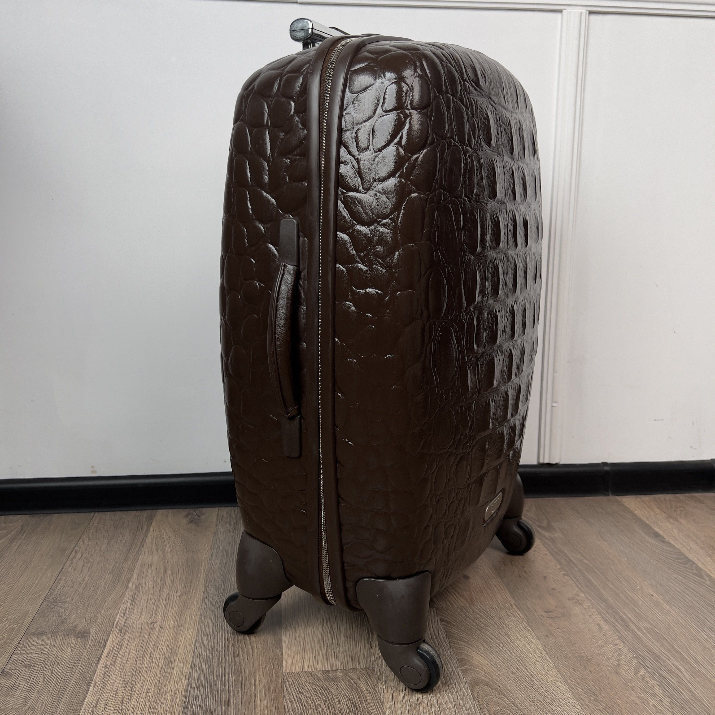 Samsonite RARE Alexander McQueen Spinner 65 Trolley Suitcase Crocodile Size ONE SIZE - 4 Thumbnail